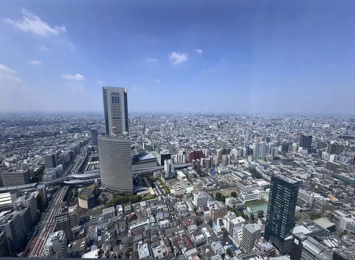 Panoramic Tokyo skyline viewed from Park Hyatt Tokyo after its 2025–2026 renovation.