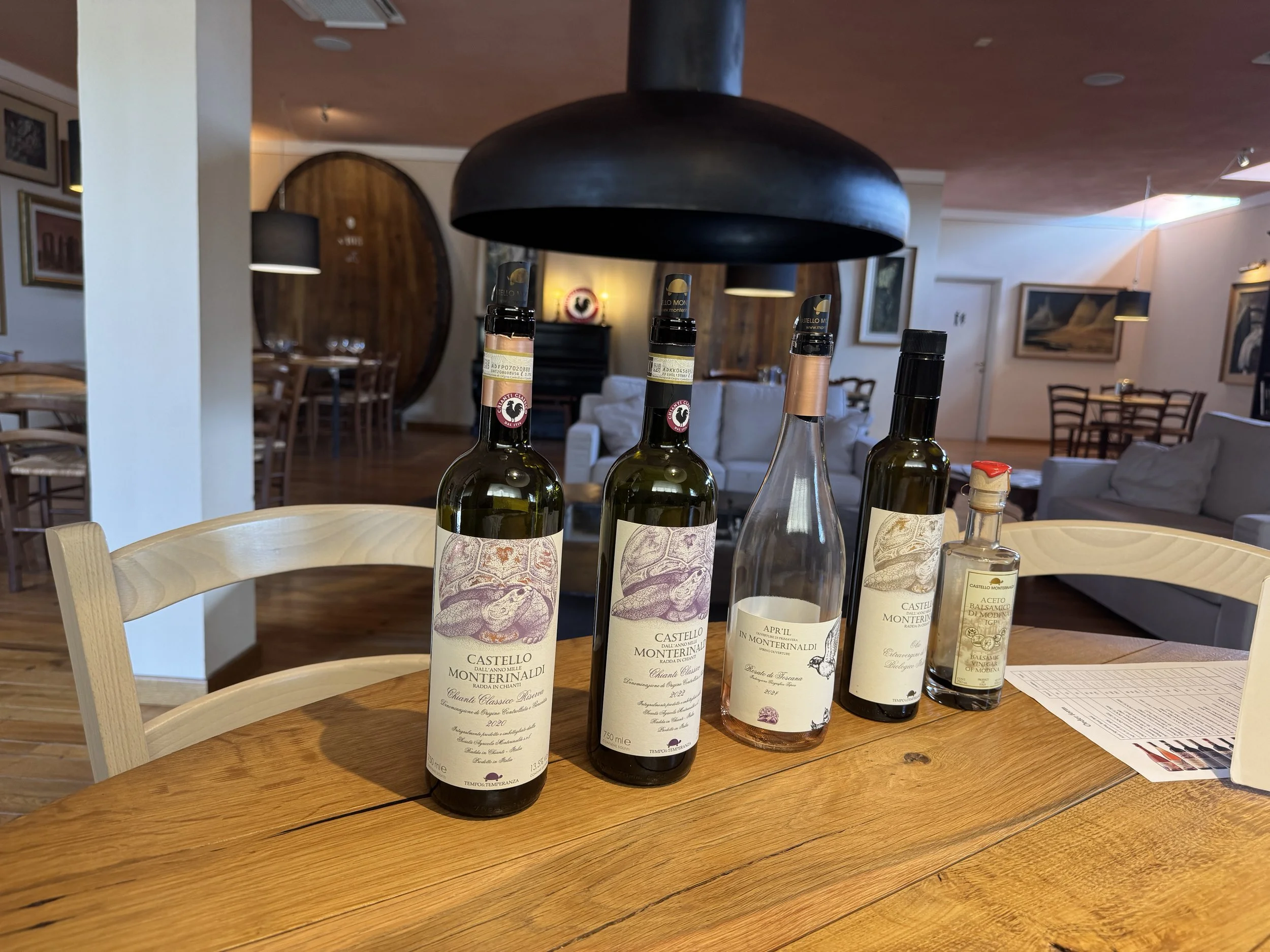 Chianti Classico wine tasting at Castello Monterinaldi winery in Tuscany