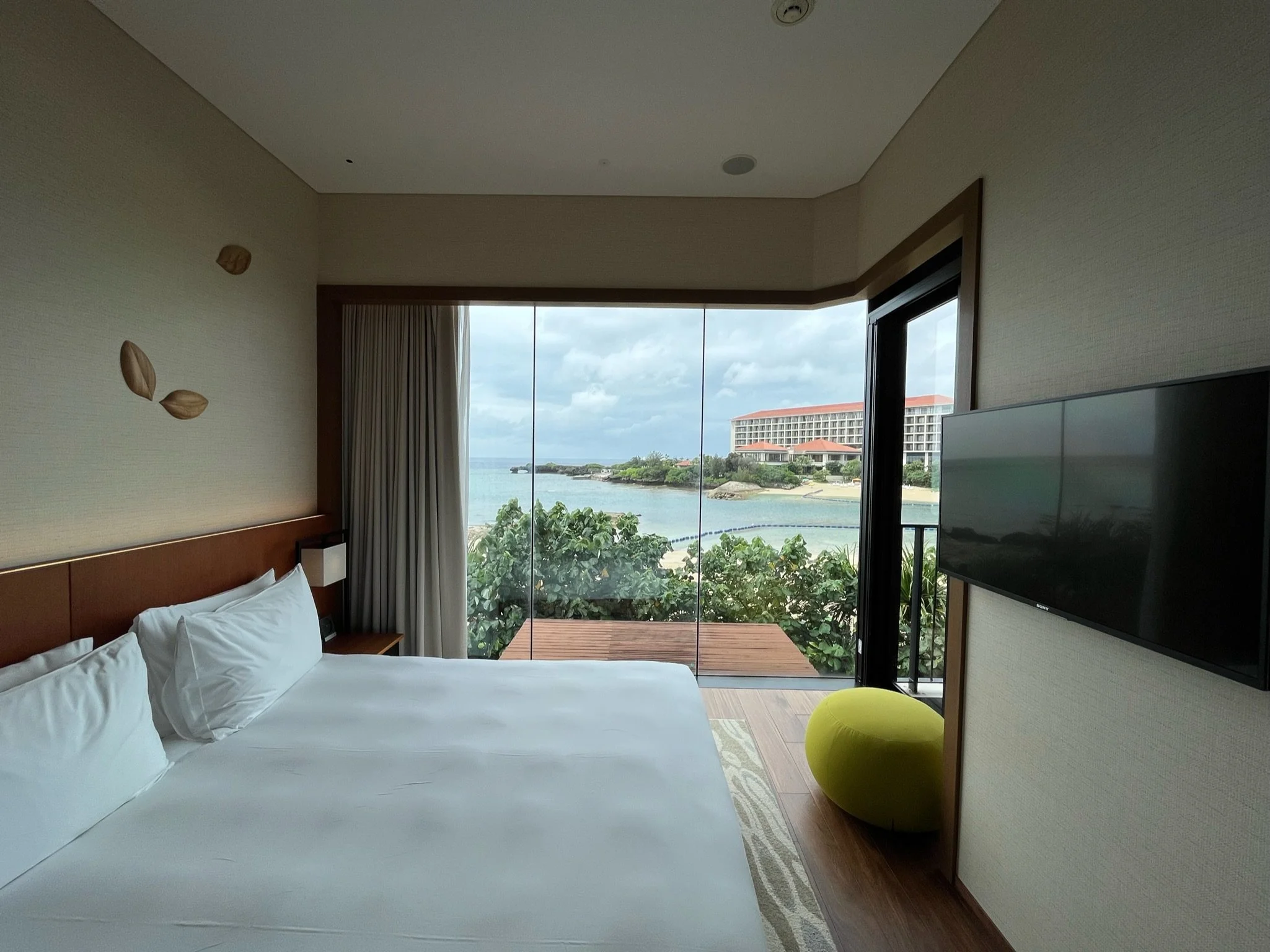 Ocean view guest room at Hyatt Regency Seragaki Island Okinawa