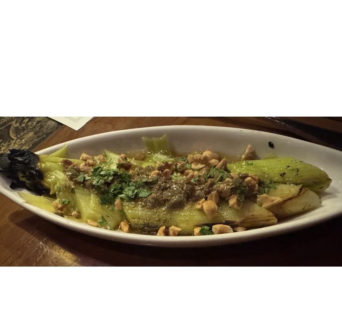 Signature grilled dish served at Burnt Ends Singapore