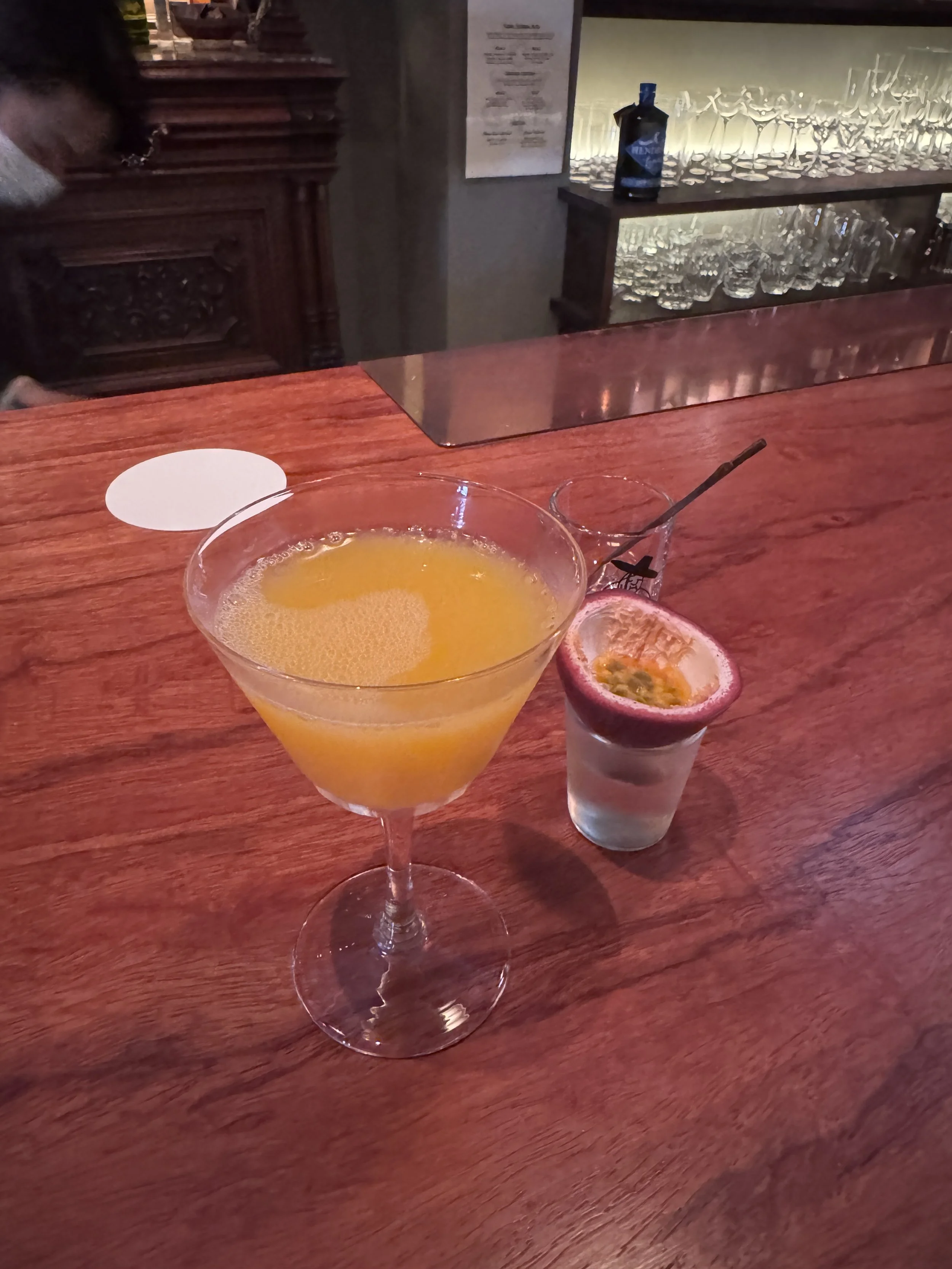 Craft cocktail at Cocktail Good History bar in Nara Japan