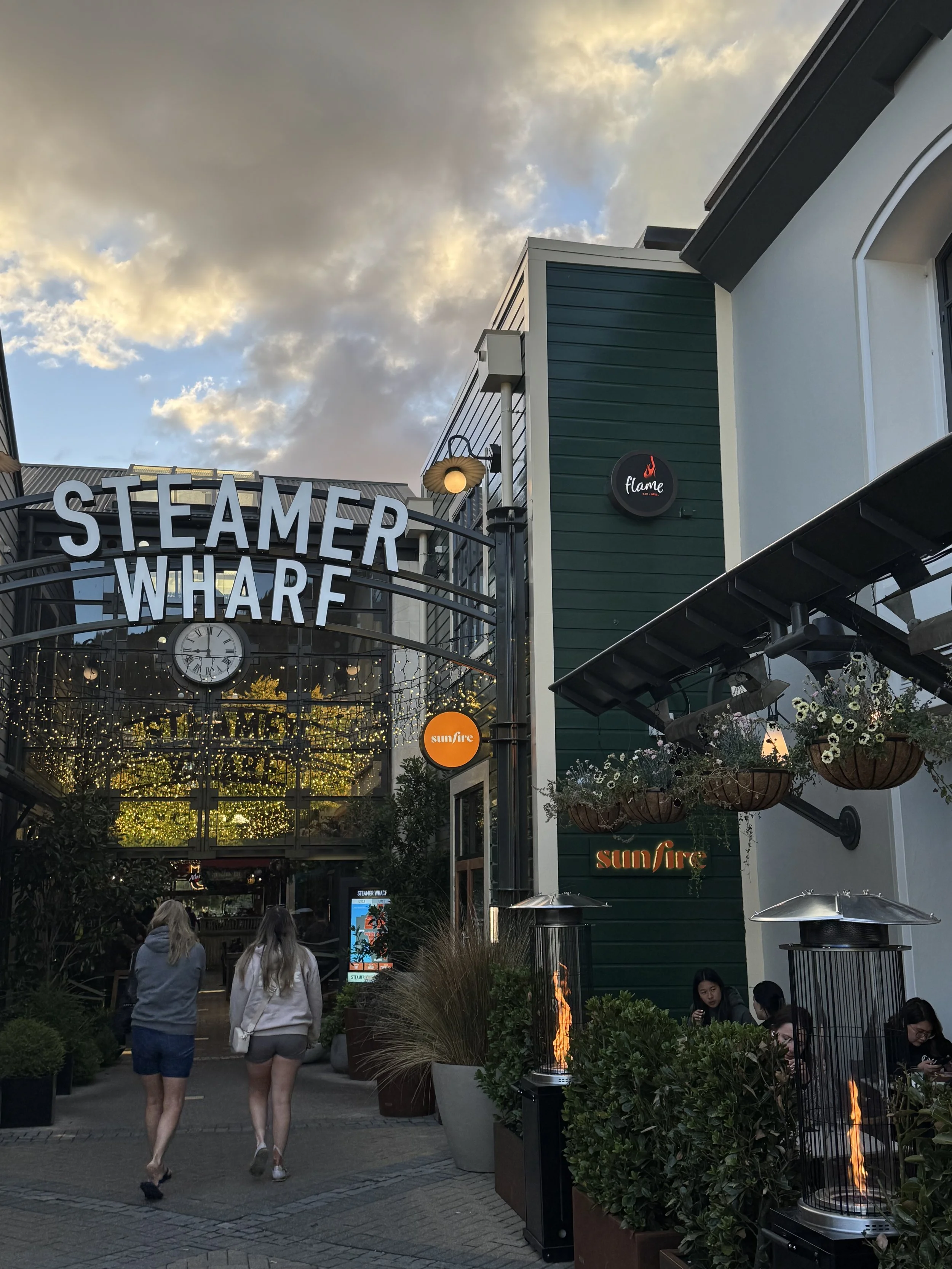 Seafood dinner at Sunfire Restaurant in Queenstown
