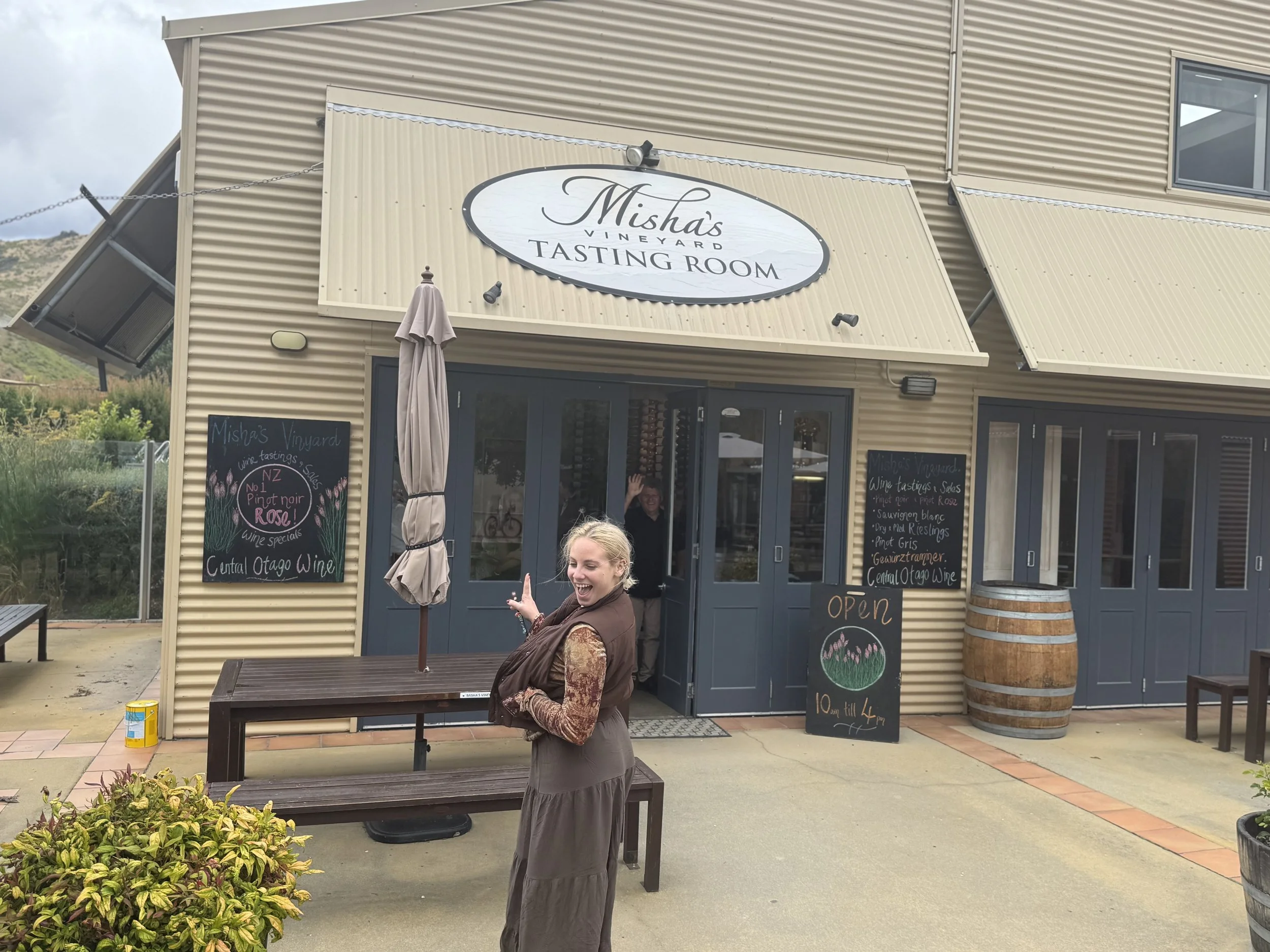 Entrance to Misha's Vineyard tasting room