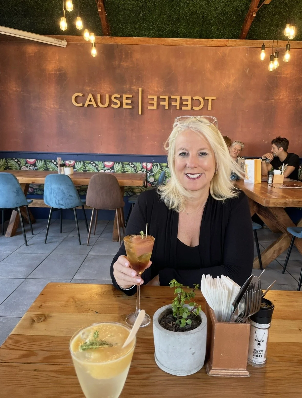 Cocktails at CAUSE EFFECT Cocktail Kitchen in Cape Town, South Africa