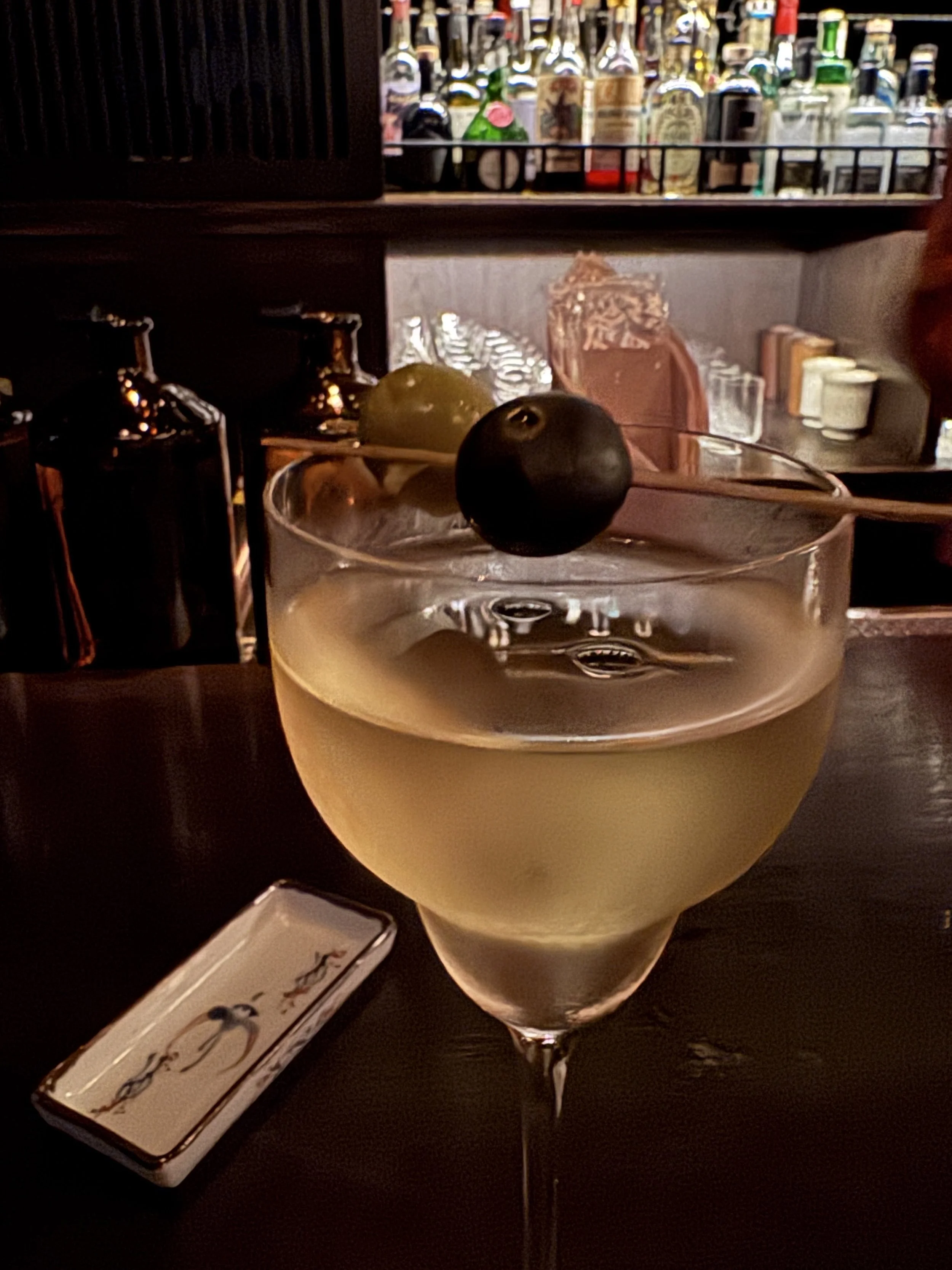 Seasonal cocktail served at Bellwood in Tokyo
