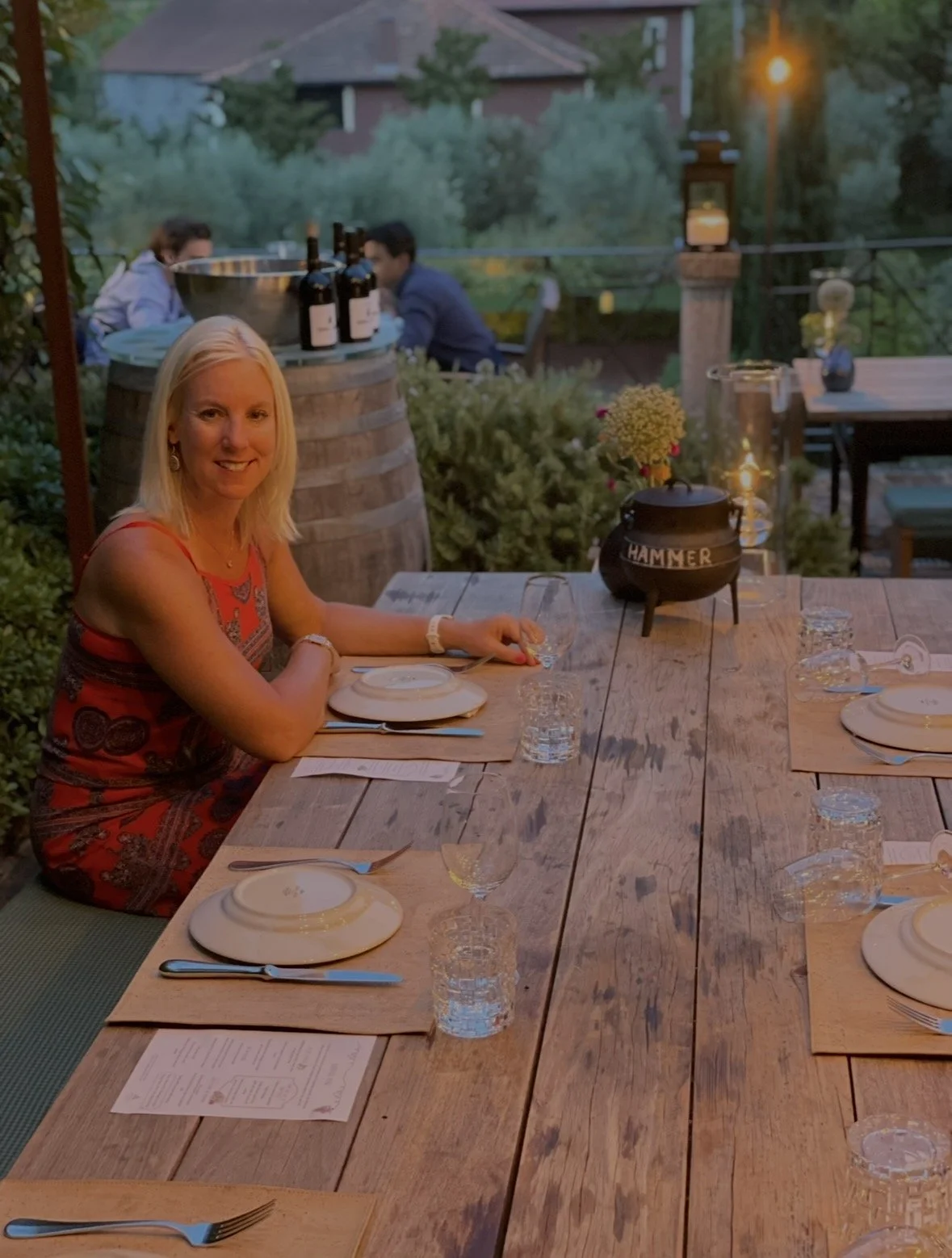 Outdoor dining experience at Six Senses Douro Valley restaurant