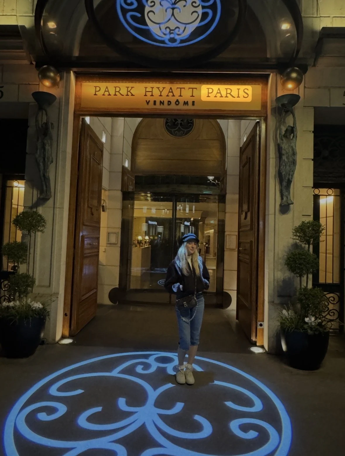 Entrance to Park Hyatt Paris-Vendôme hotel