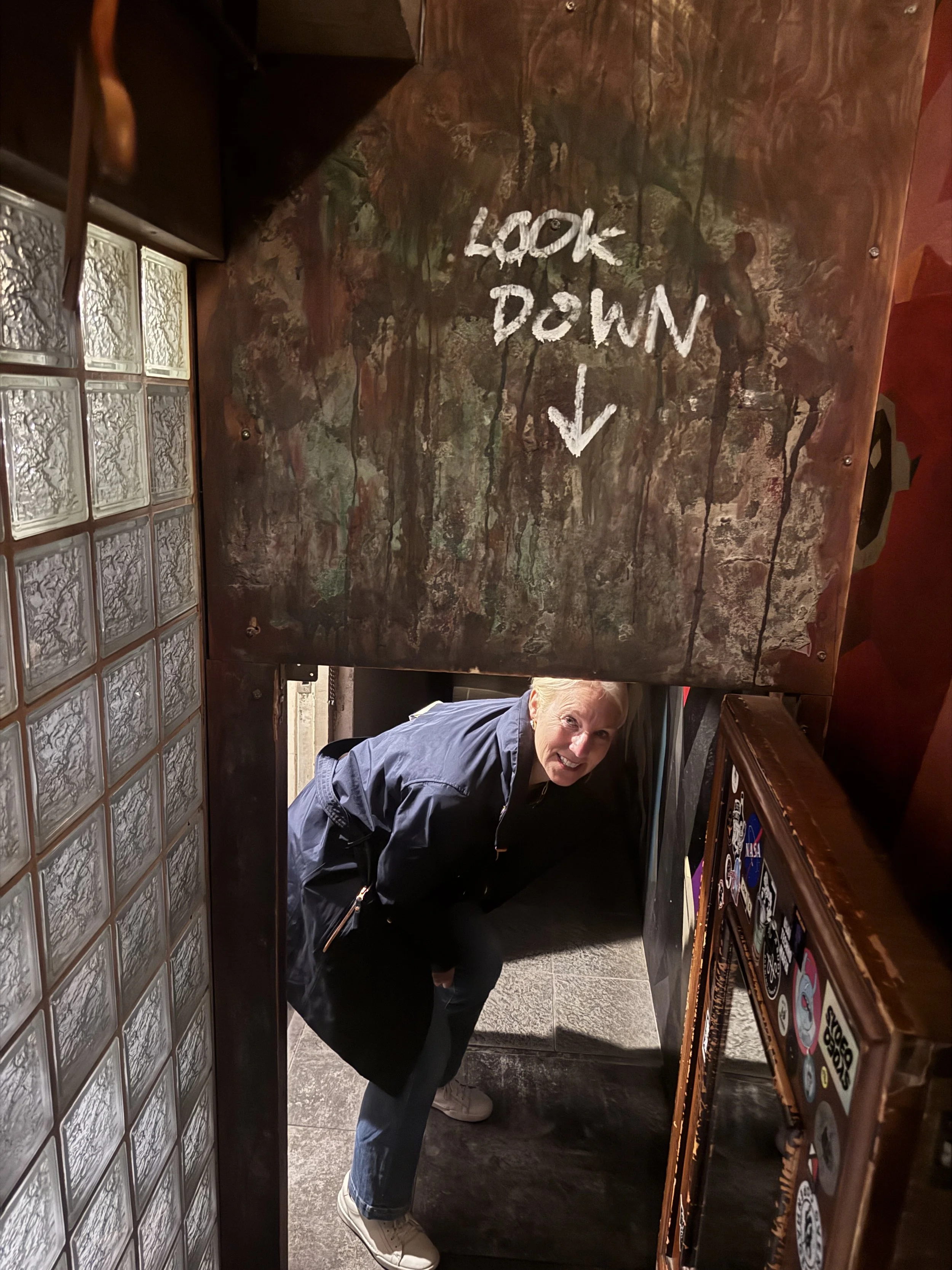 Hidden entrance to Bar Nayuta cocktail bar in Osaka