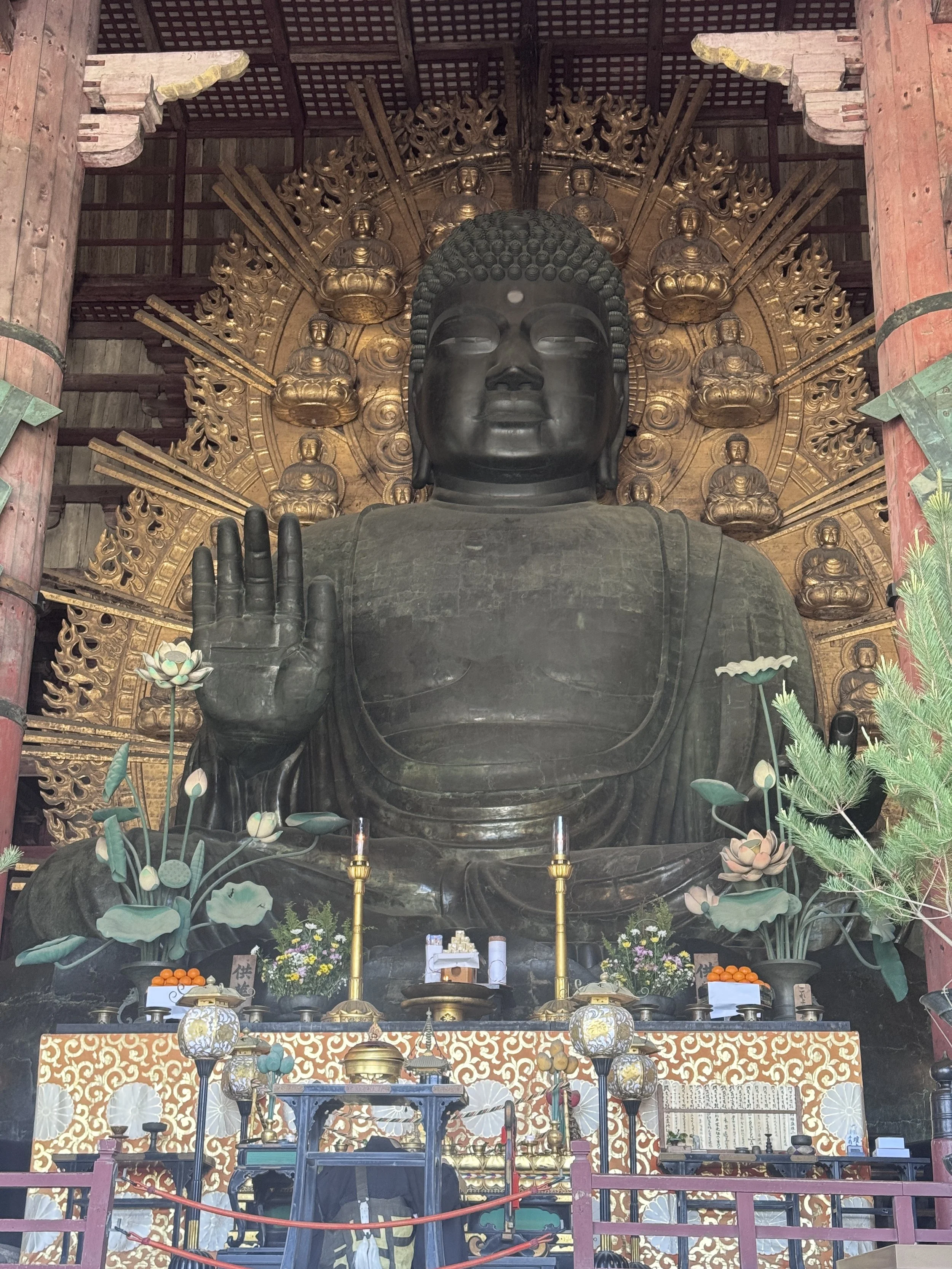 Bronze Great Buddha at Todai-ji Temple Nara