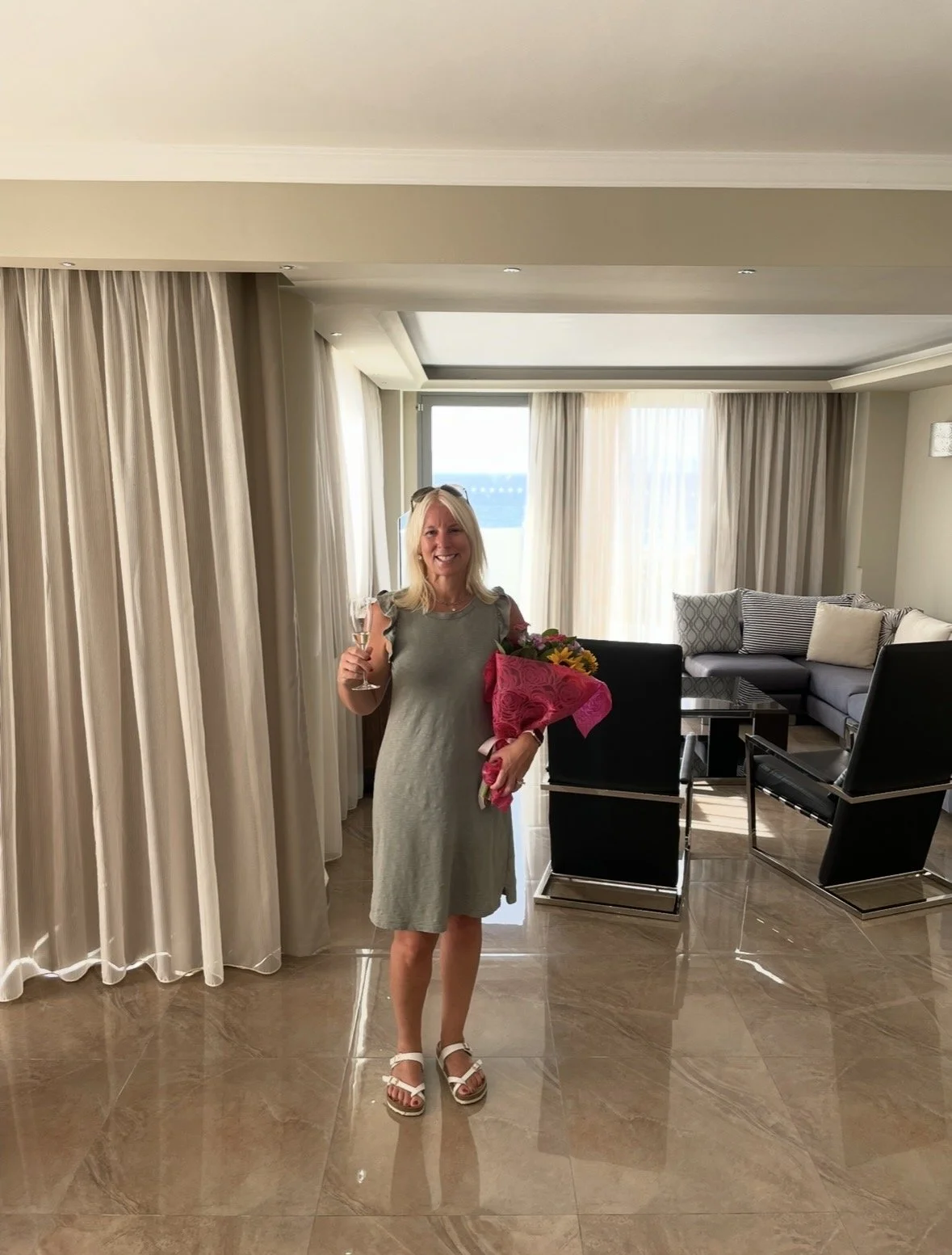 Spacious suite at Atrium Platinum Luxury Resort in Rhodes