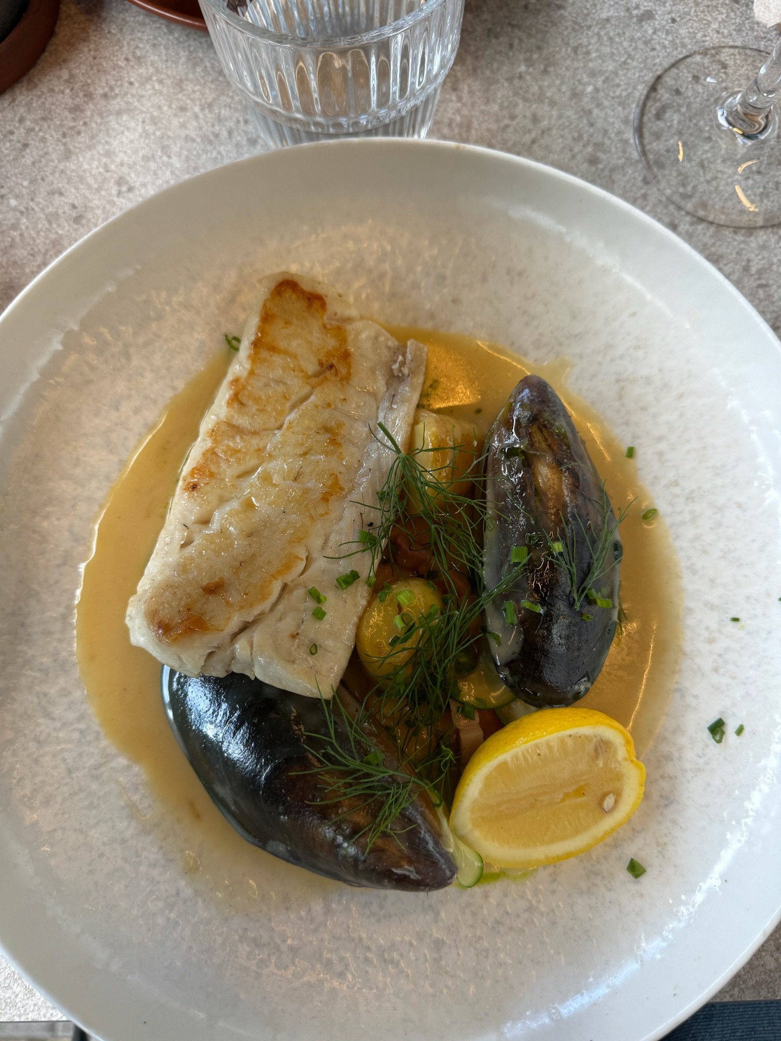 Seafood dinner at Sunfire Restaurant in Queenstown