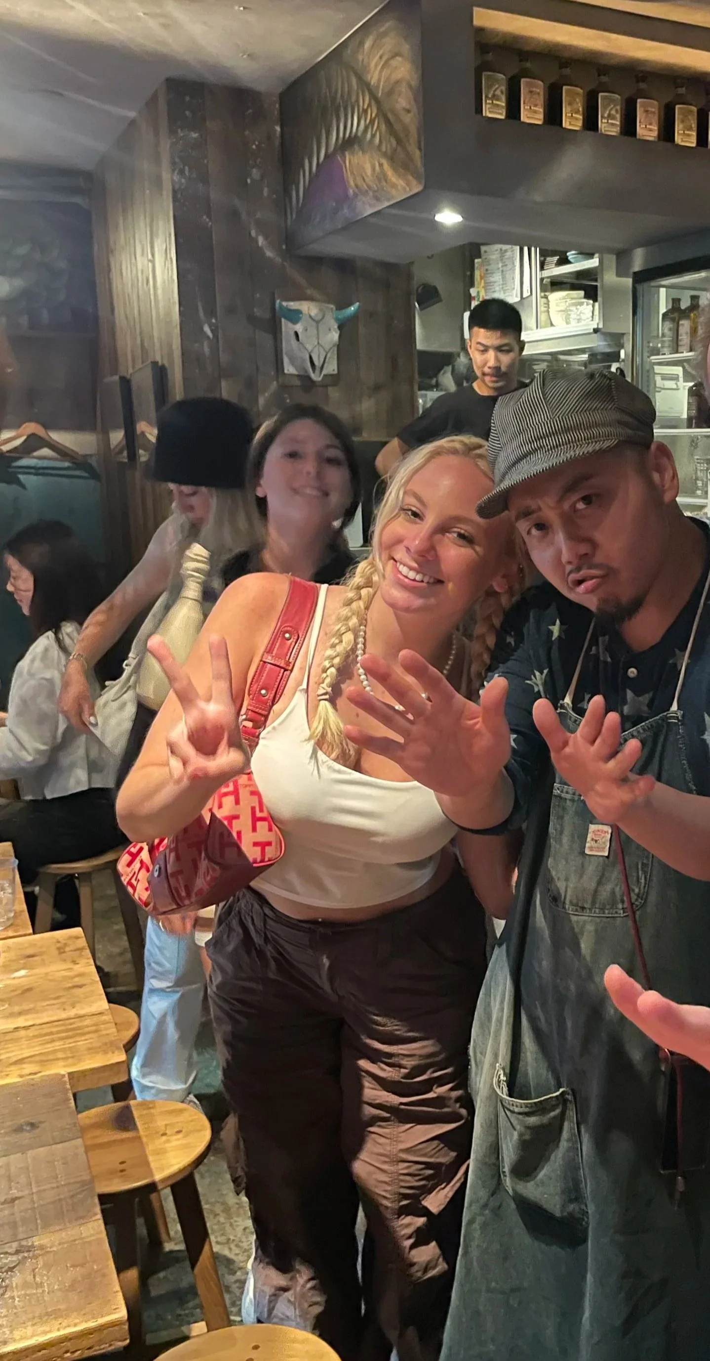 Guests and bartender at SG Low cocktail bar Shibuya Tokyo
