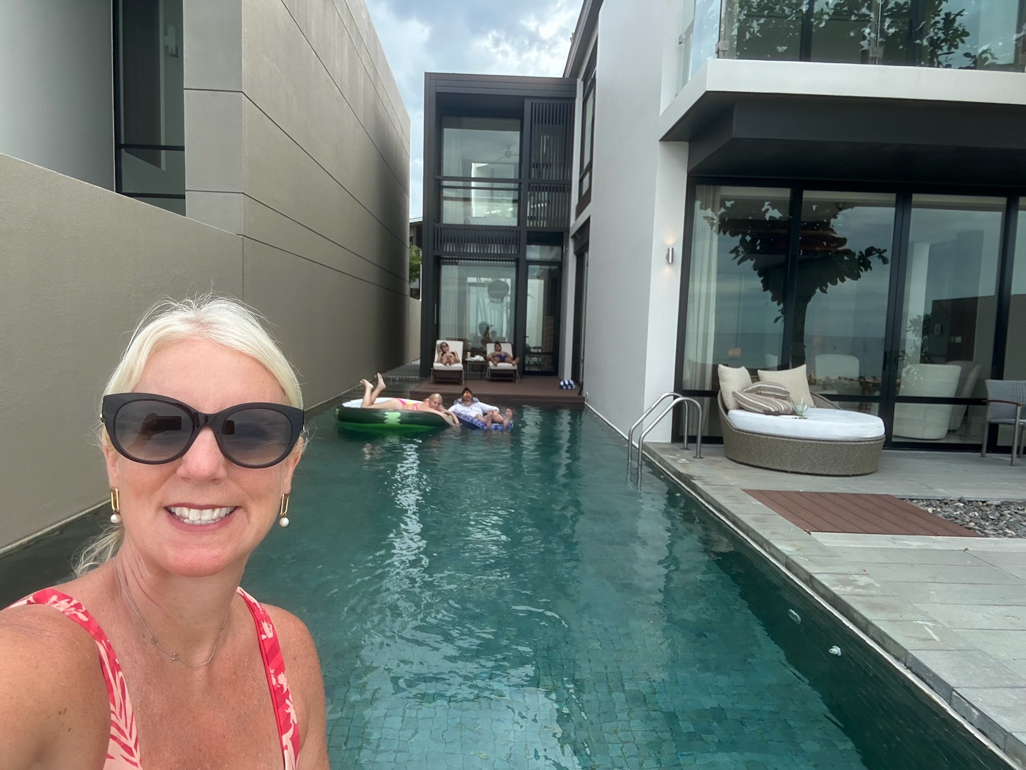 Private lap pool at the three-bedroom beachfront villa at Hyatt Regency Danang Resort & Spa