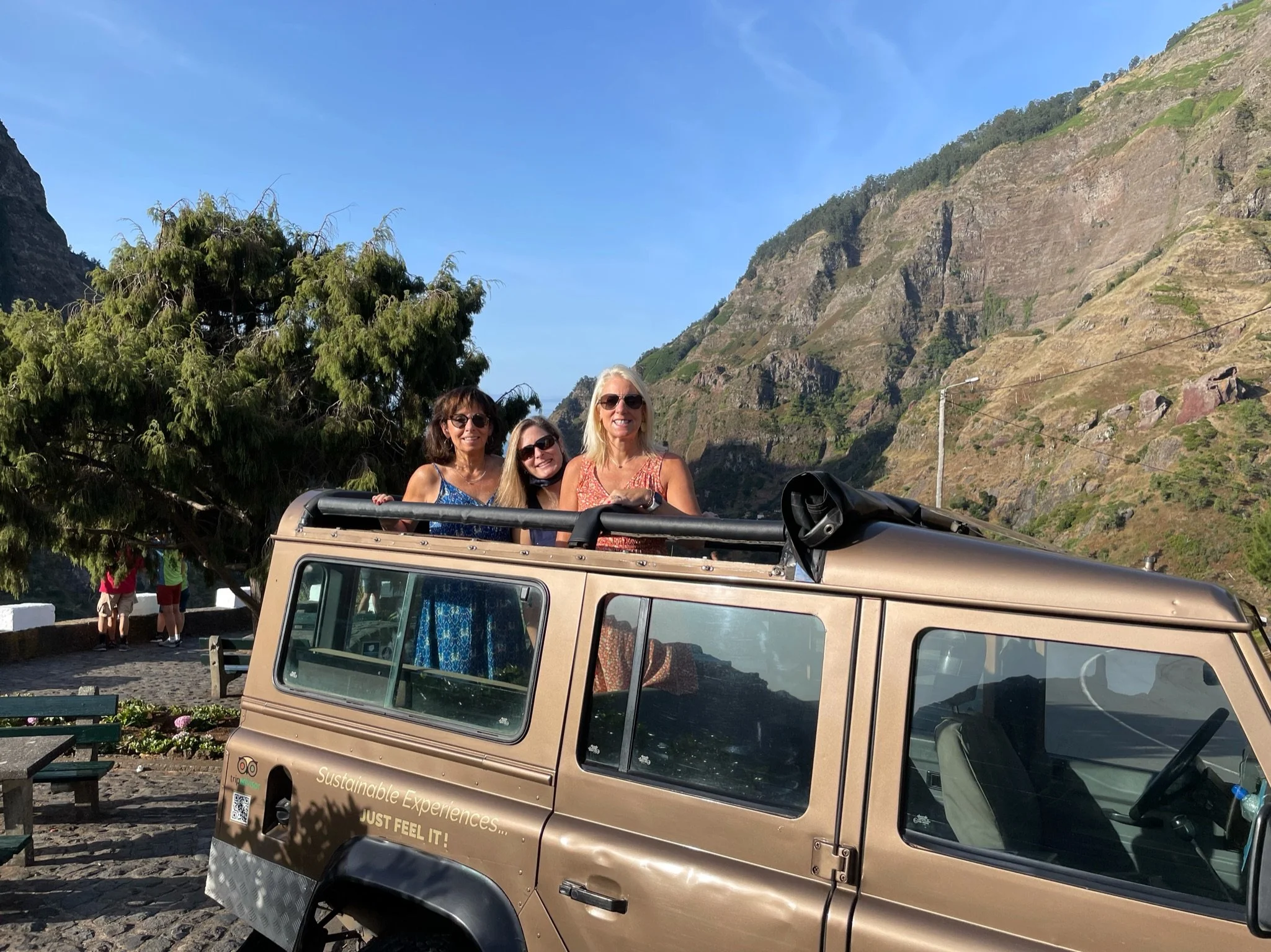 Open-top 4x4 jeep tour exploring Madeira's rugged mountains and rural villages