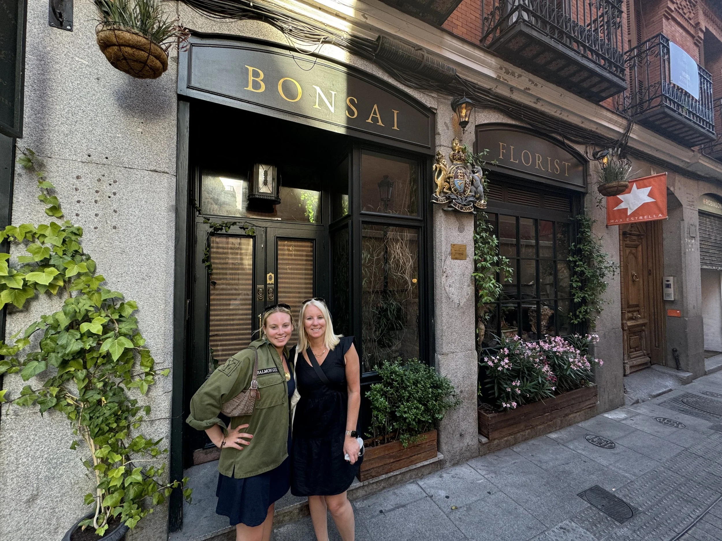 Exterior entrance to Jack's Library Speakeasy in Madrid, Spain