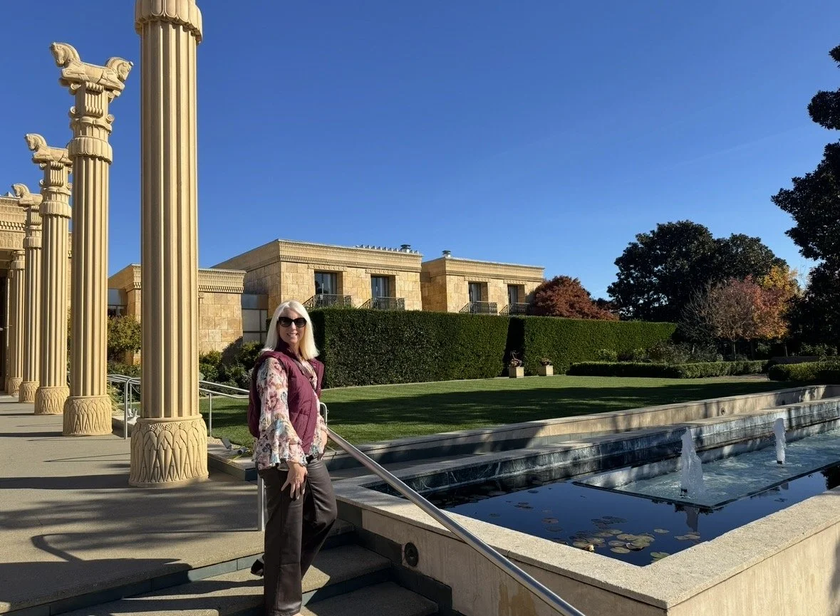Darioush winery with Persian inspired architecture in Napa Valley
