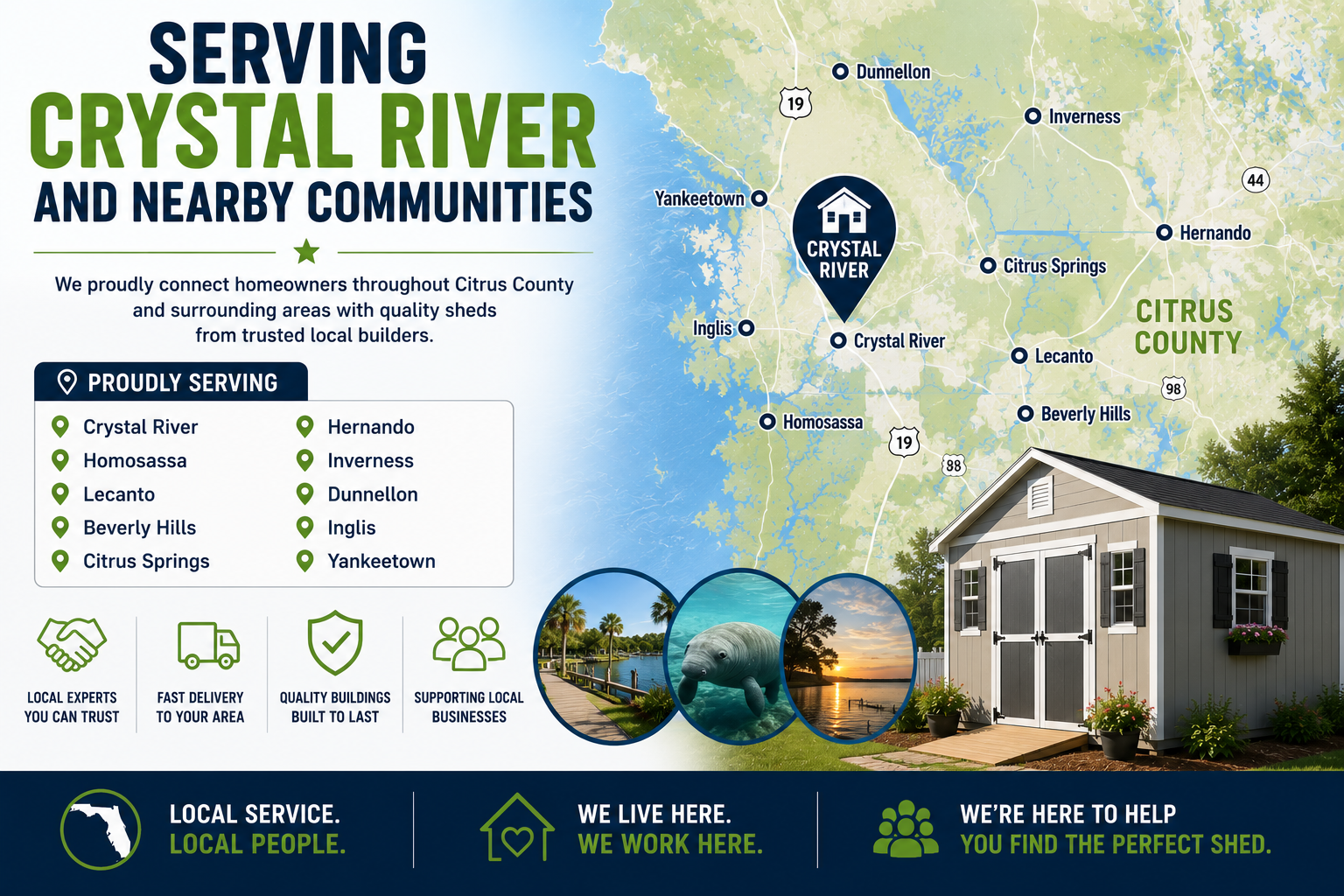 Serving Crystal River FL