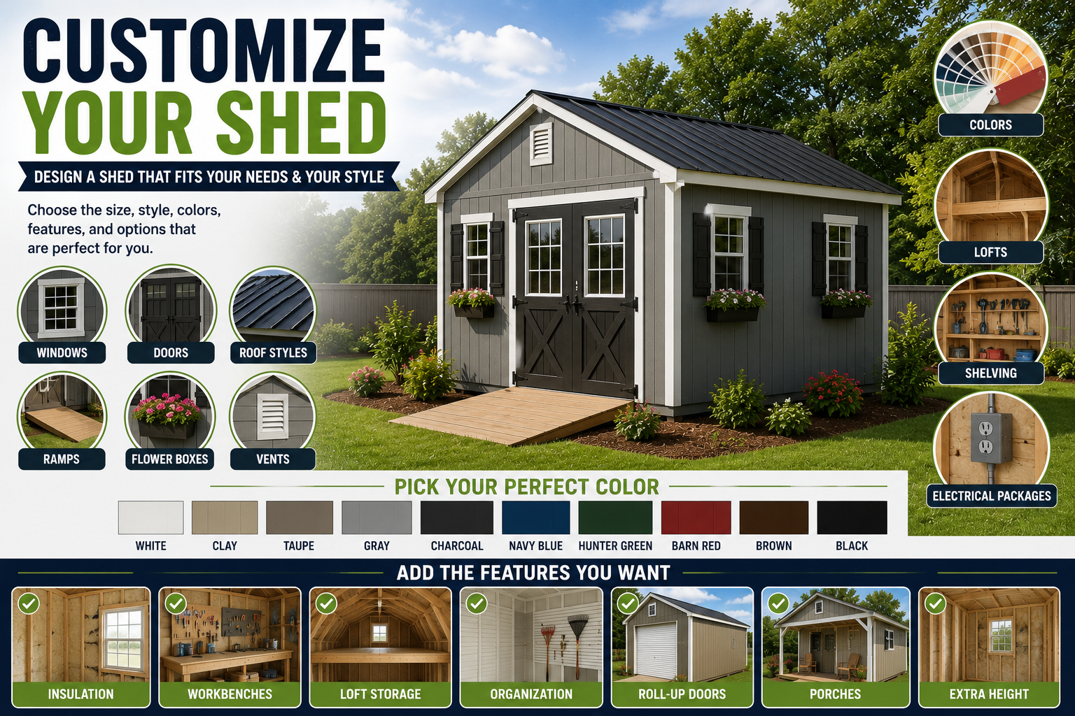 Customize your Shed