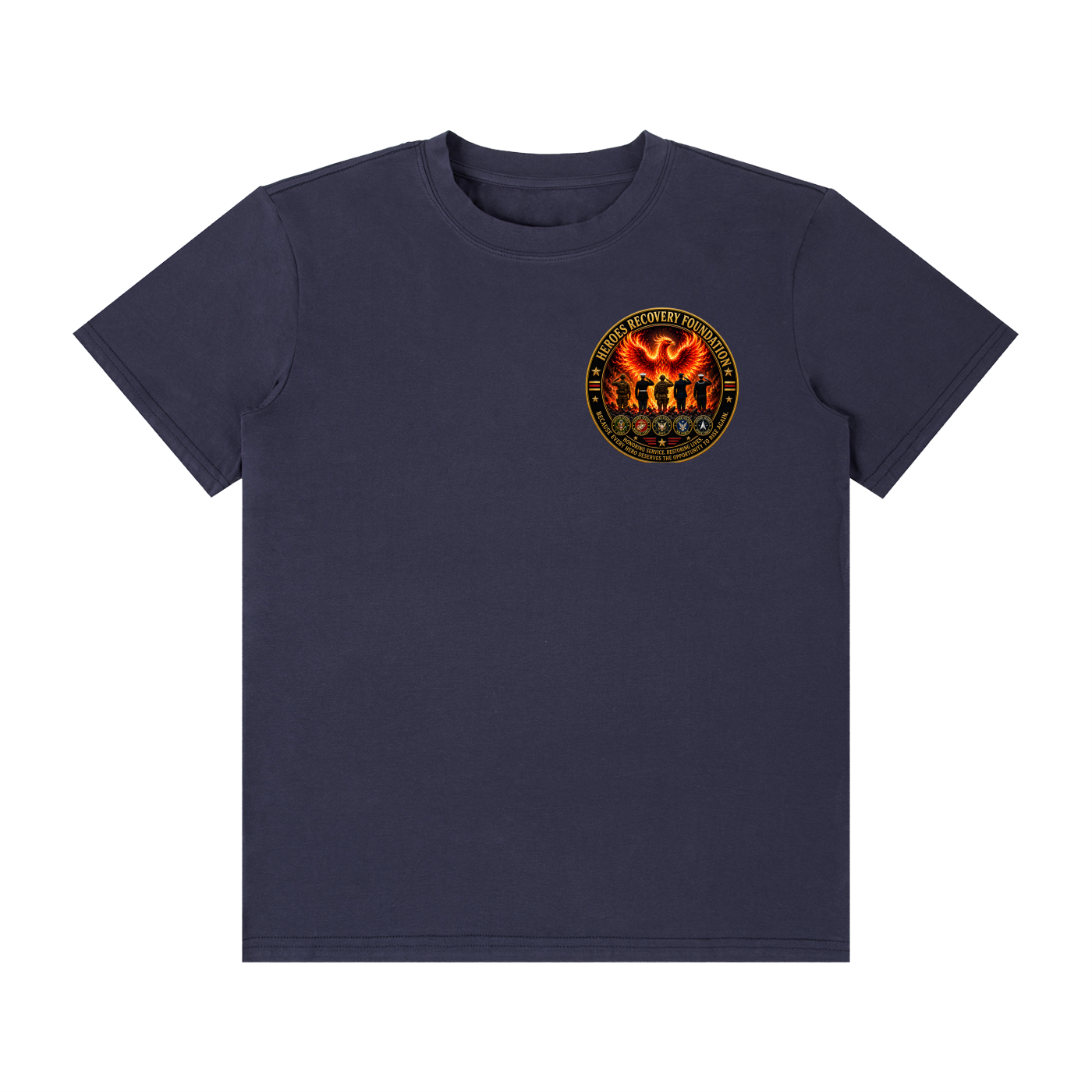 Unisex Classic Crew Neck Cotton T-Shirt