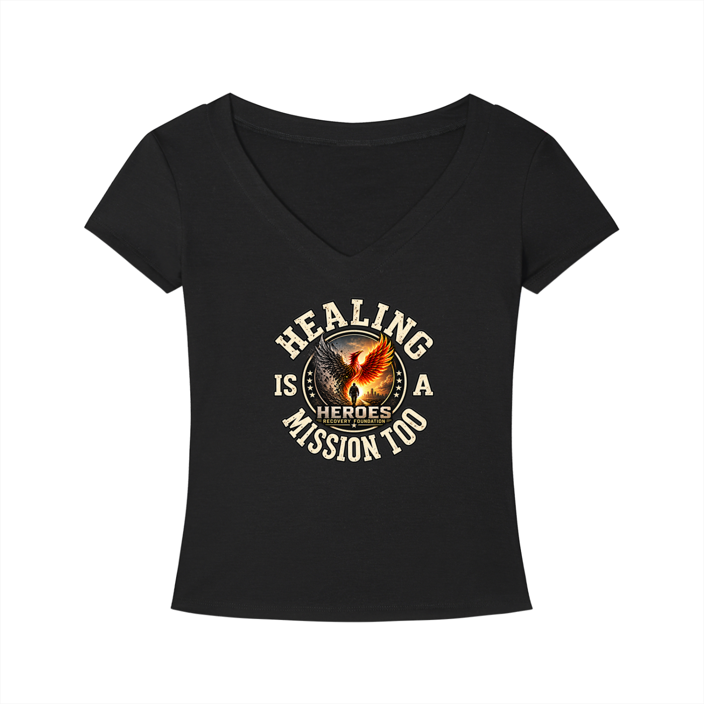 Tencel Slim Fit V-Neck T-Shirt