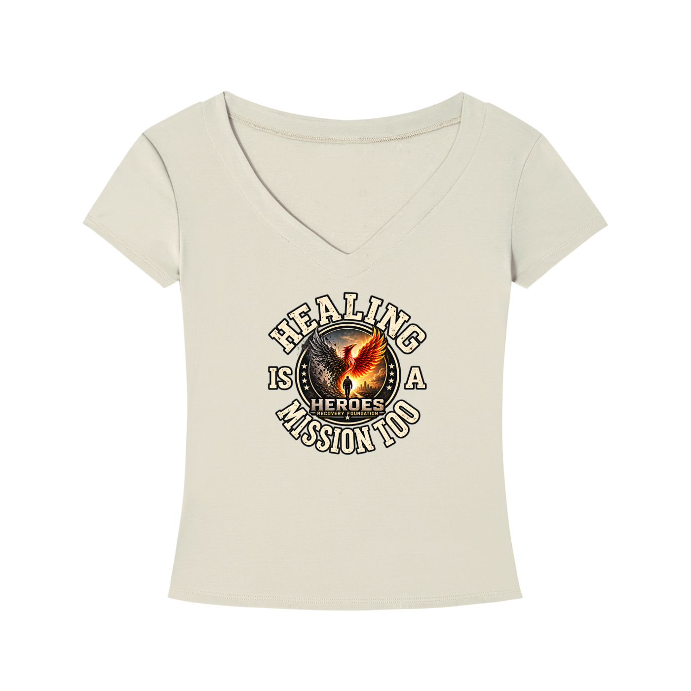 Tencel Slim Fit V-Neck T-Shirt