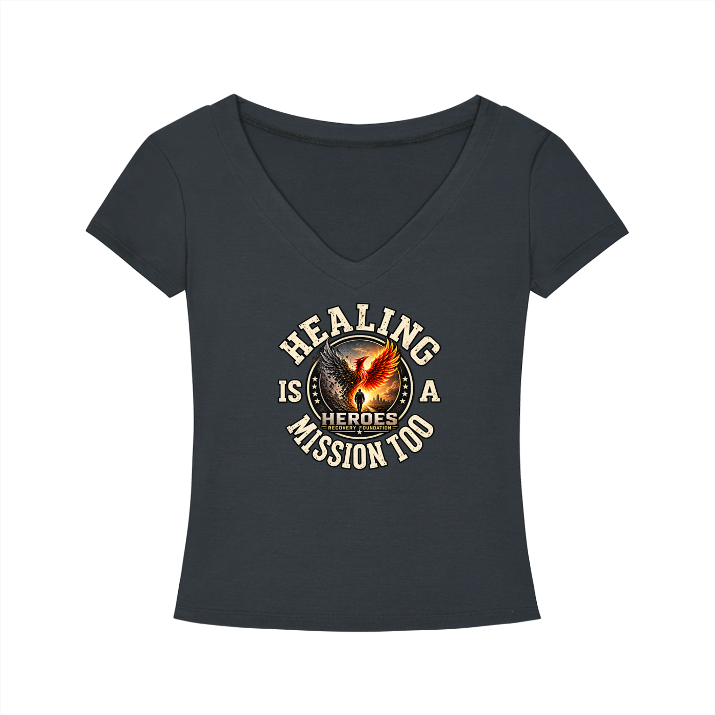 Tencel Slim Fit V-Neck T-Shirt