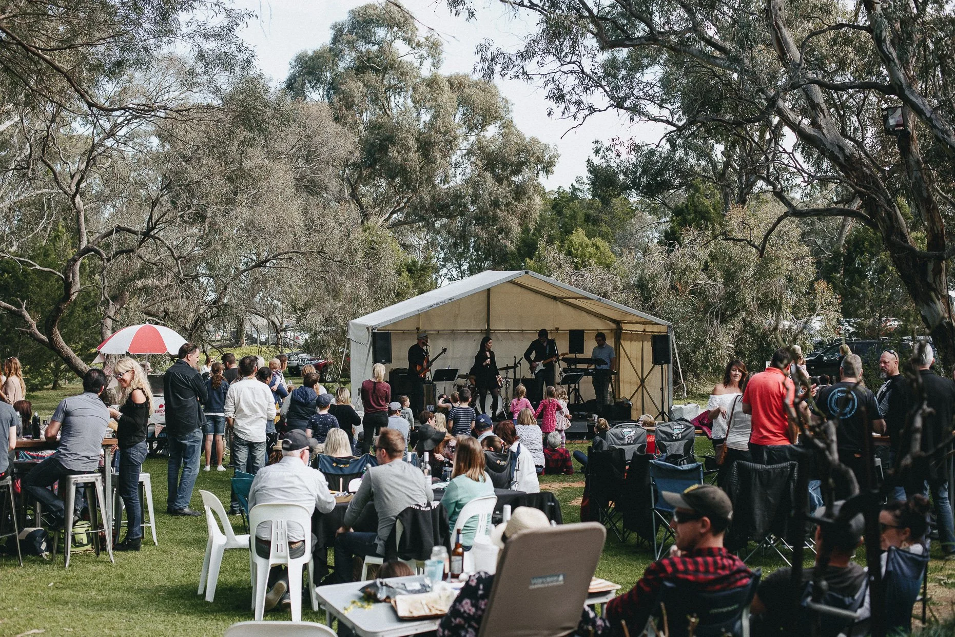 Groove in the Gums at Whistler Wines for Barossa Sessions with live music, Barossa wine, local food and family-friendly fun.