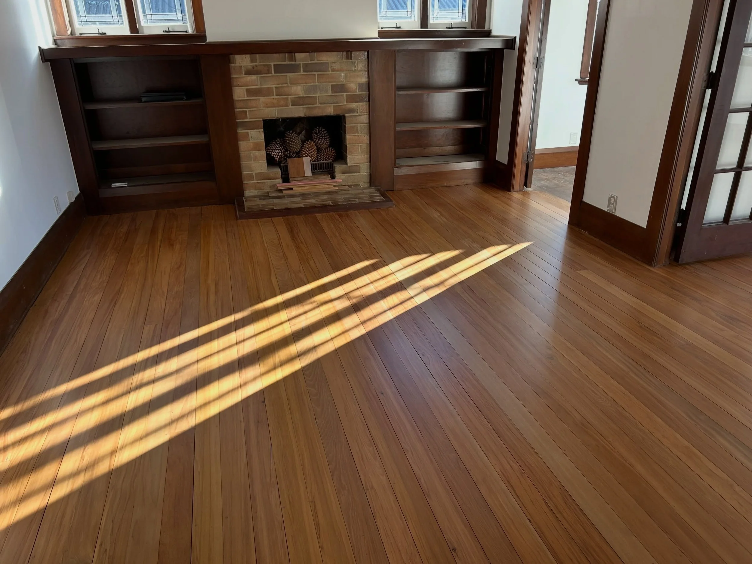 Heart Rimu Flooring | Remuera

There&rsquo;s something special about restoring original timber floors in character homes.

This Remuera home features beautiful Heart Rimu flooring, carefully refinished and completed with WOCA oil to bring out the nat