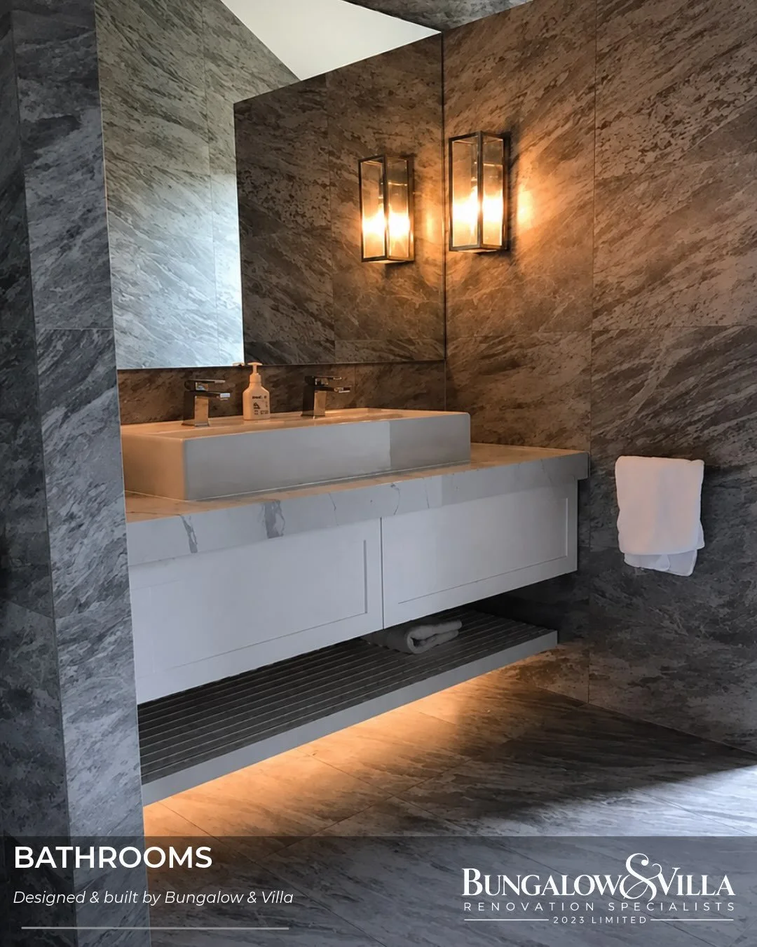 Bathrooms | Designed &amp; built by Bungalow &amp; Villa

From contemporary bathrooms with clean lines and natural materials to character bathrooms that complement the original home, we take on a wide range of bathroom renovations.

Procurement is al