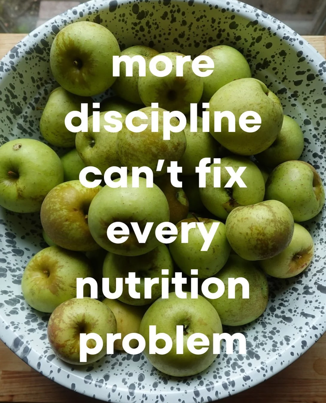 Social media can make it seem like you&rsquo;re just not trying hard enough and that&rsquo;s why you aren&rsquo;t getting the results you want. 
&lsquo;They&rsquo; say you just need to&hellip;

 🍏 Eliminate that one ingredient
 🍏 Be more discipline