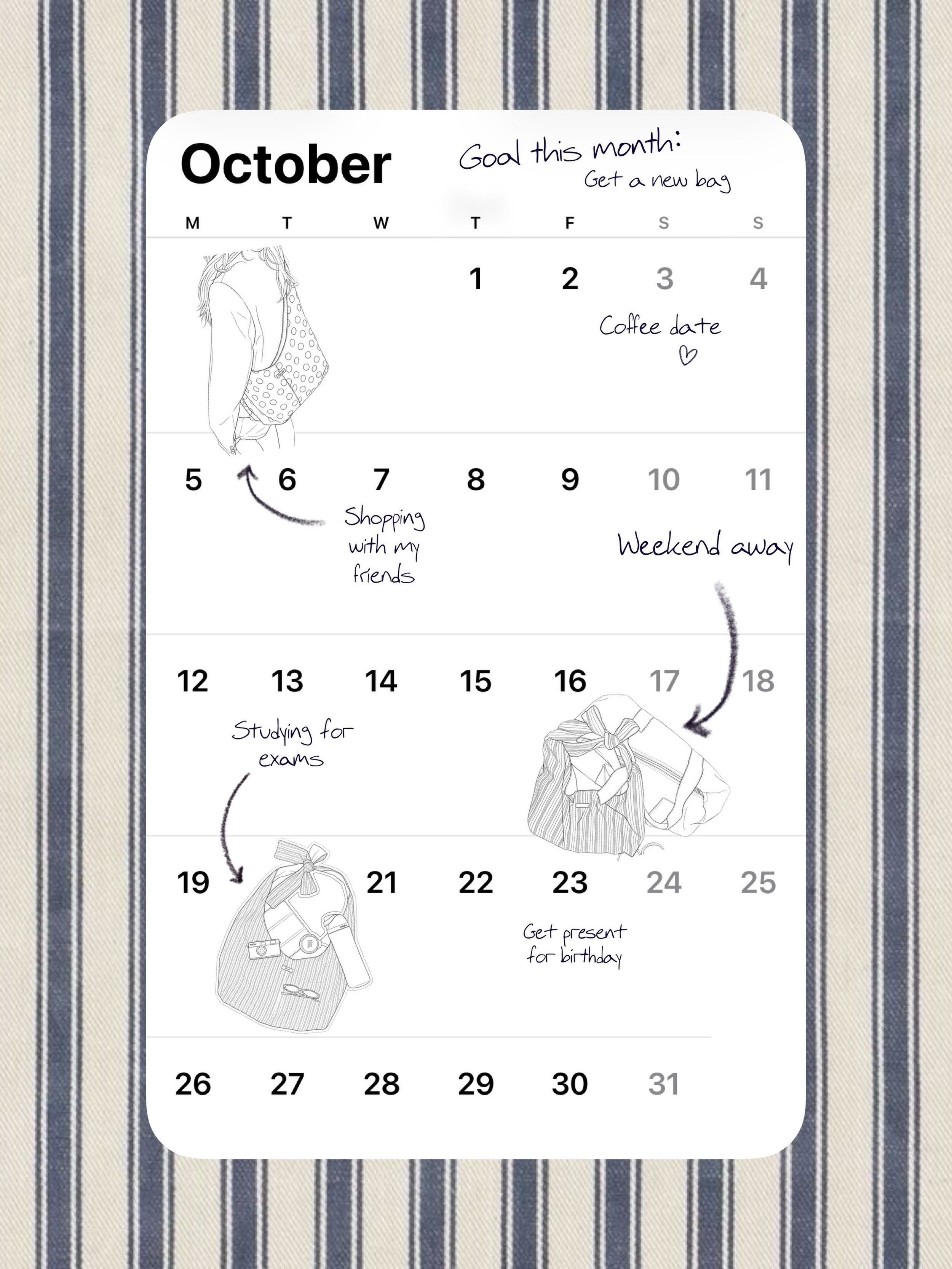 OCTOBER AGENDA ft. Dearest Amsterdam 📅🦓🛵🥯