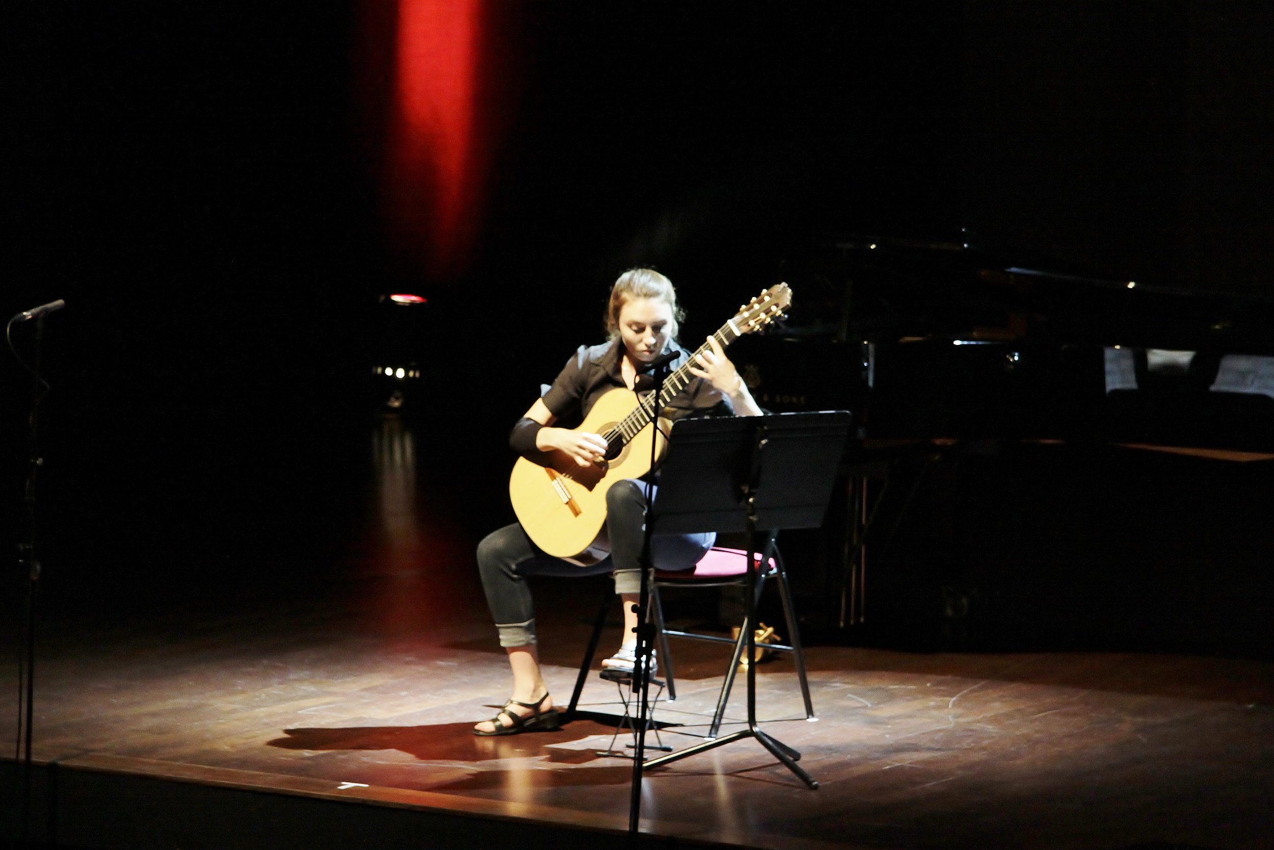 Performing in Nice, France