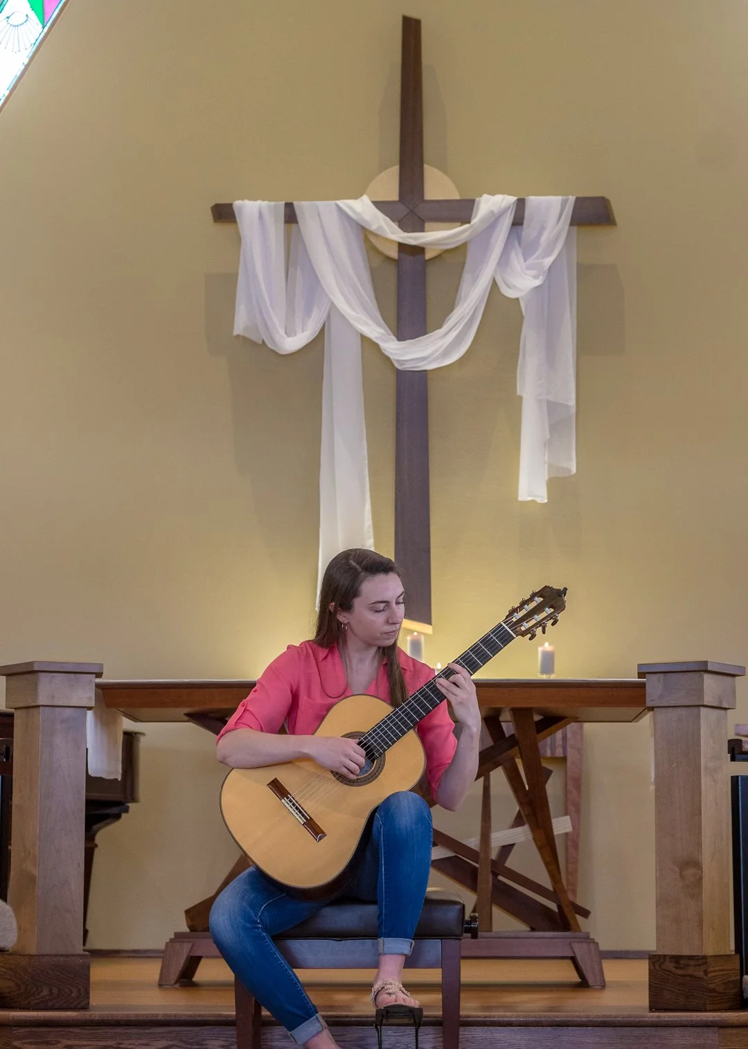 Devin Matthews performing at St. John's in Powell, WY.