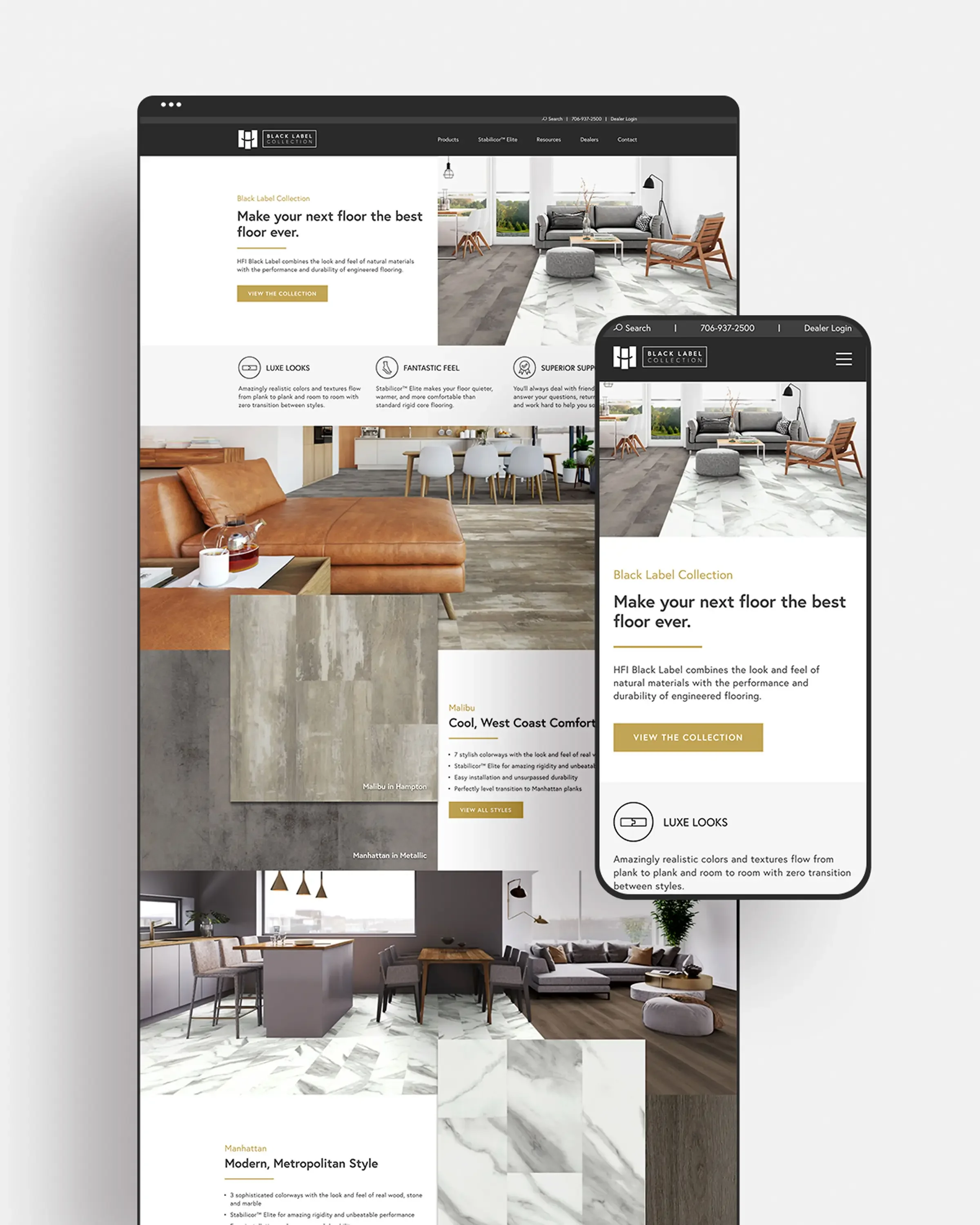 HFI Black Label Website Design
