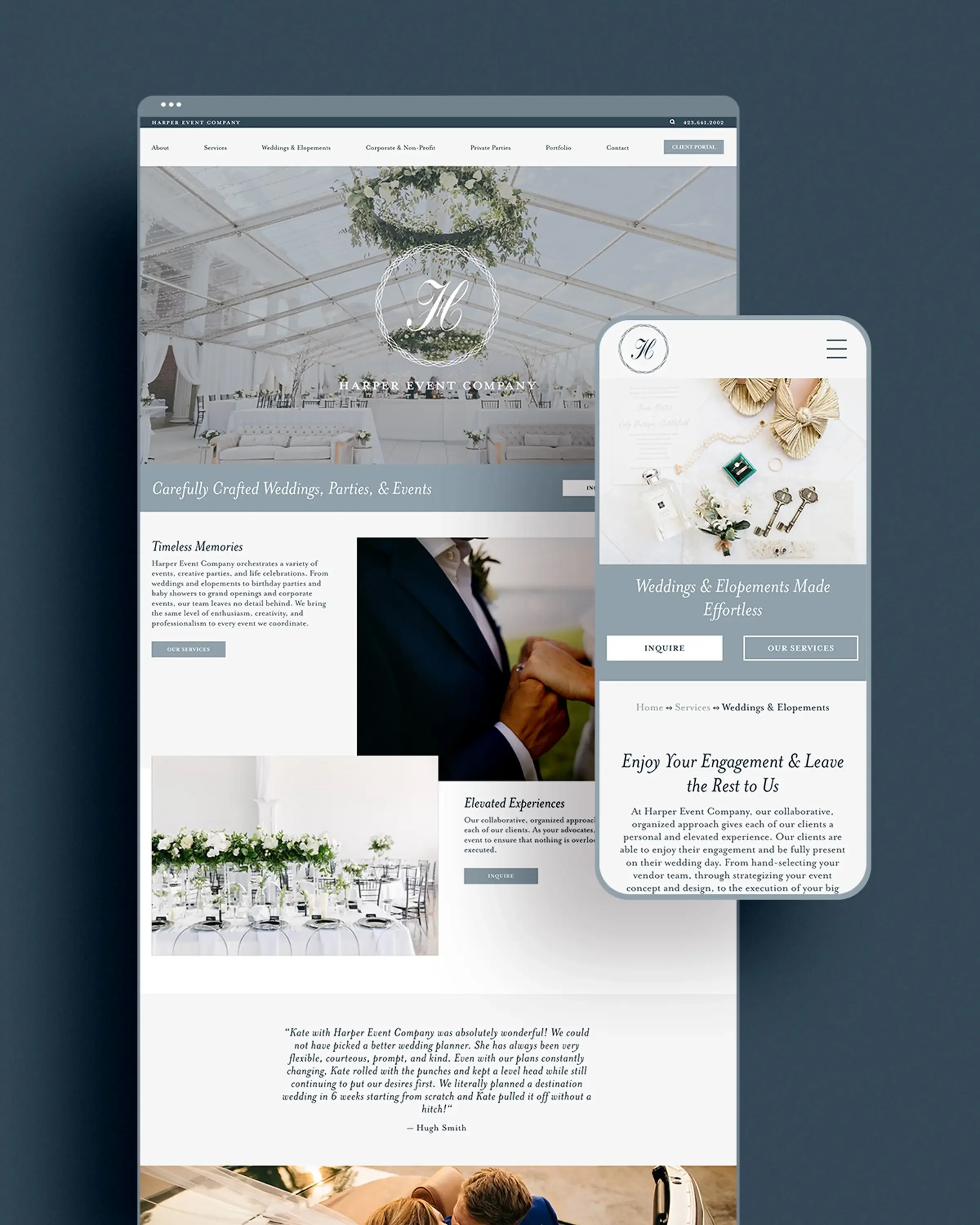Harper Event Company Website