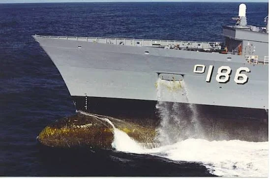 USS PLATTE underway