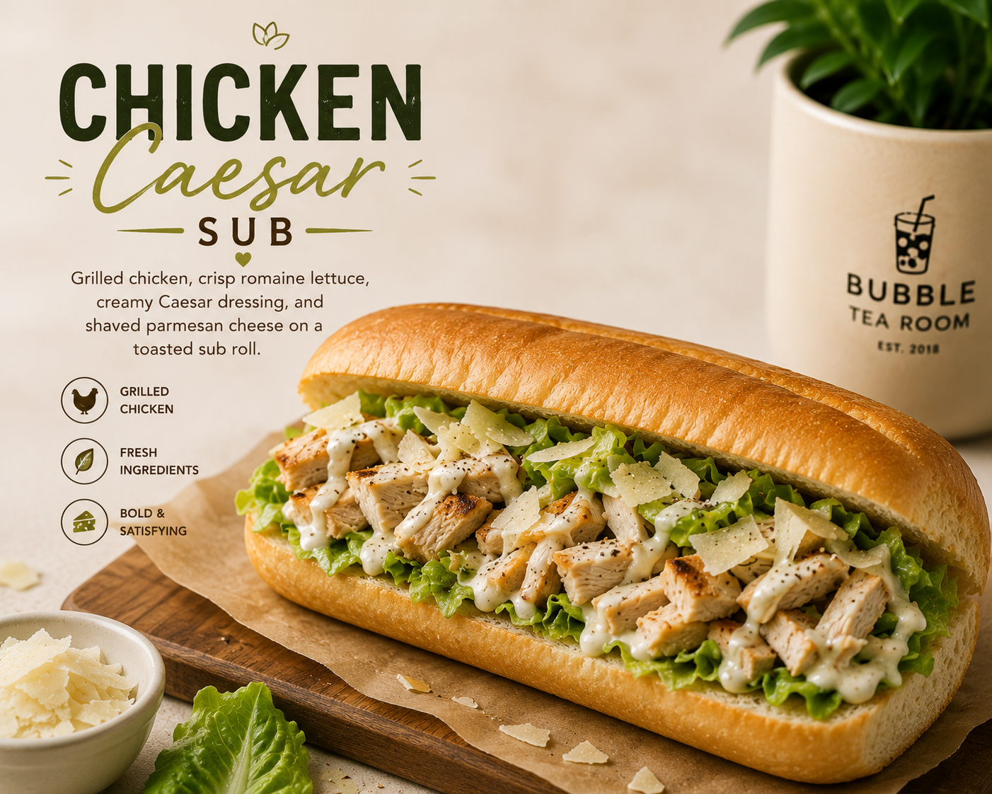 Chicken Caesar Sub