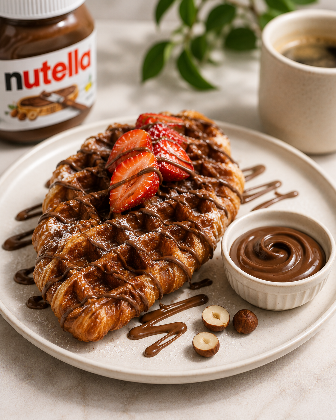 Nutella Croffle