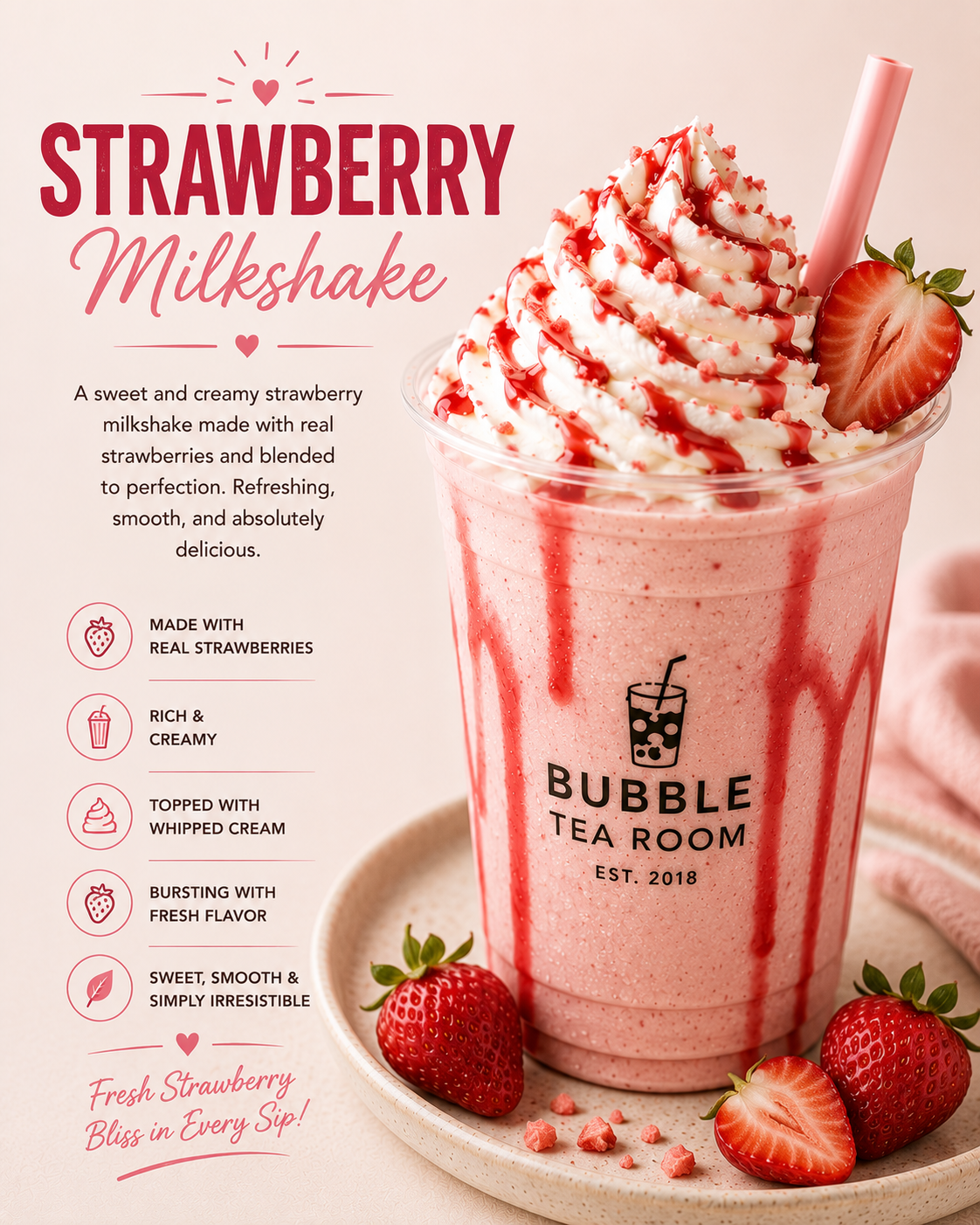 Strawberry Milkshake
