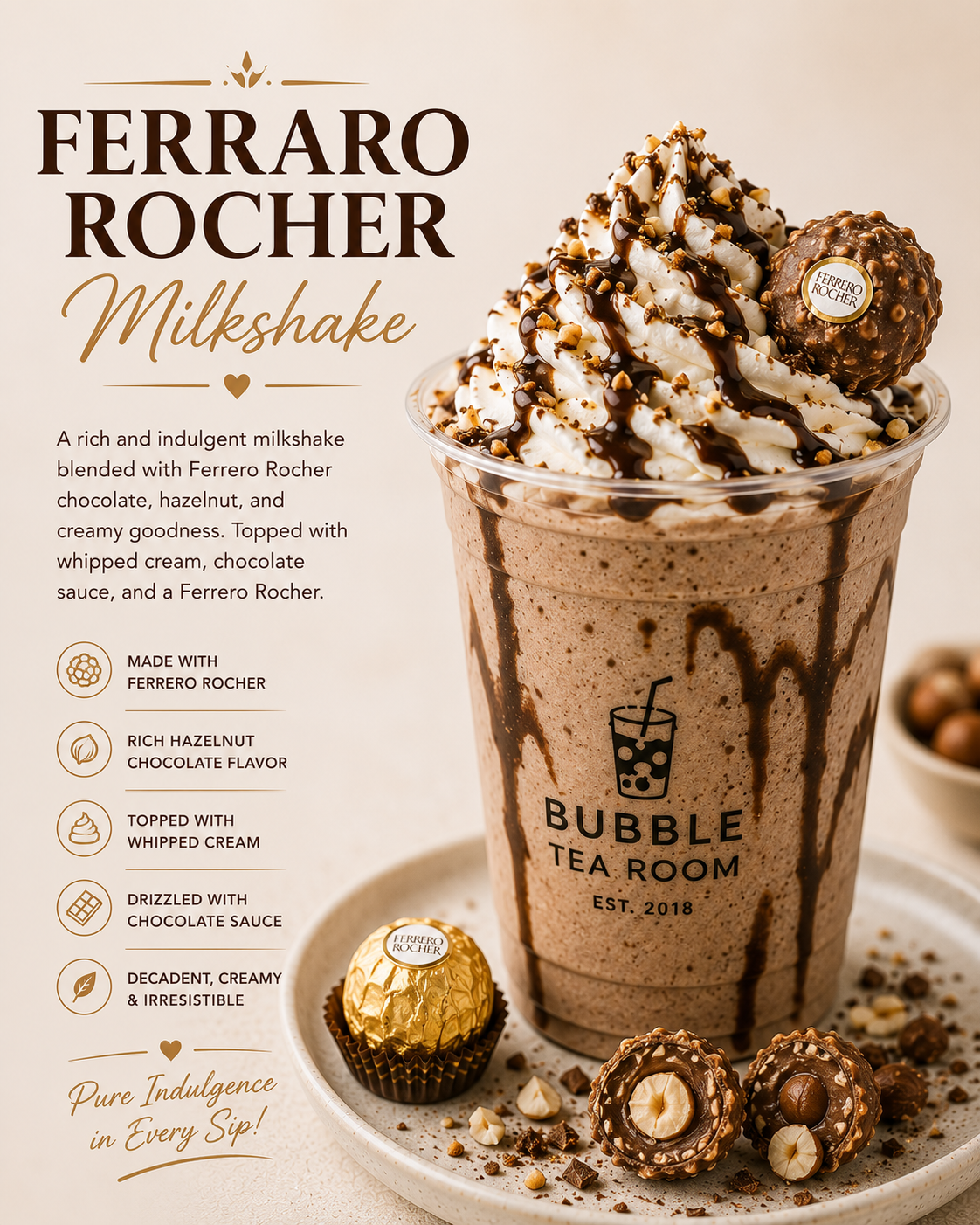 Ferraro Rocher Milkshake