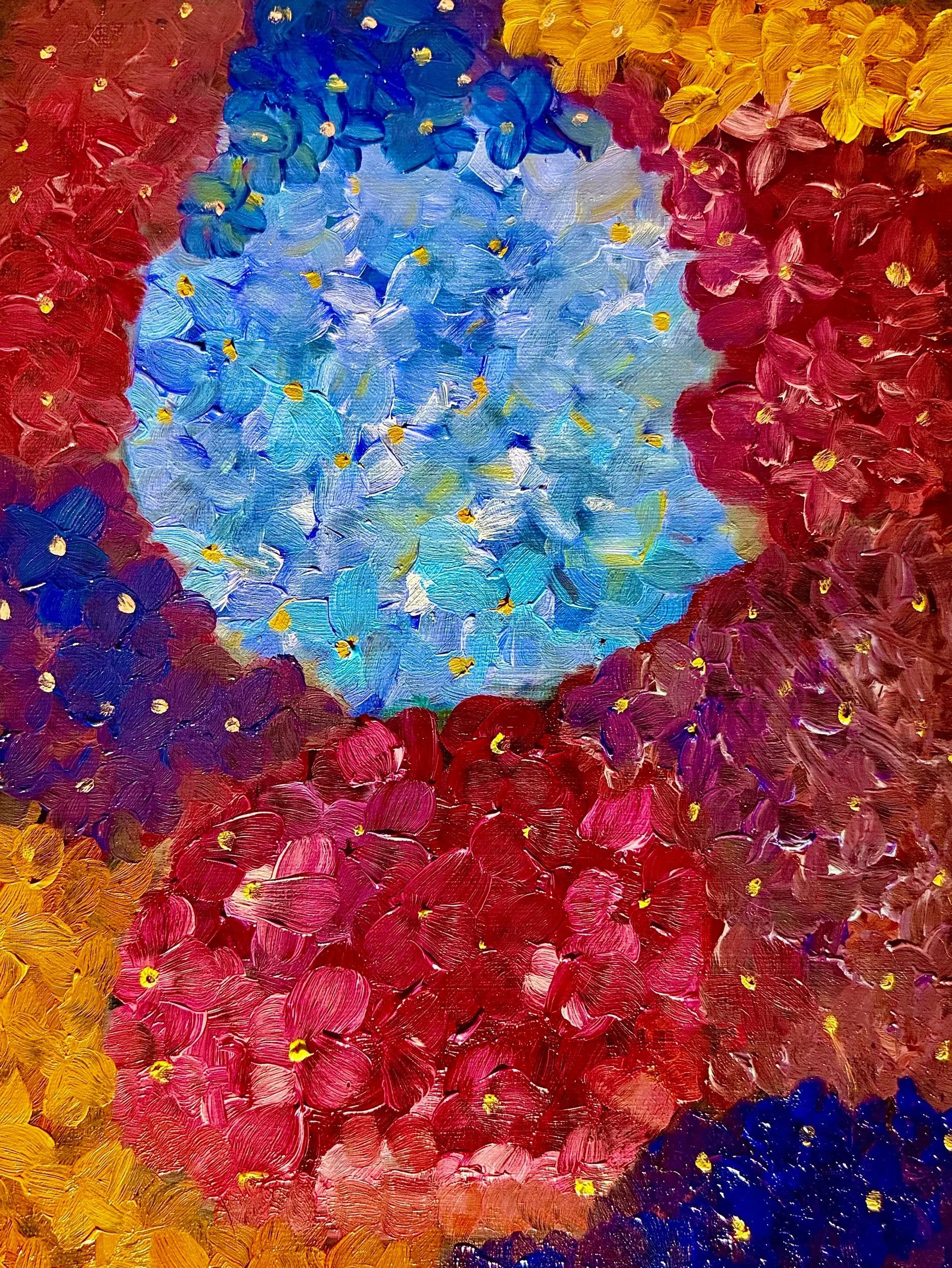 "Bloomstruck" - Oil on 12x9 canvas