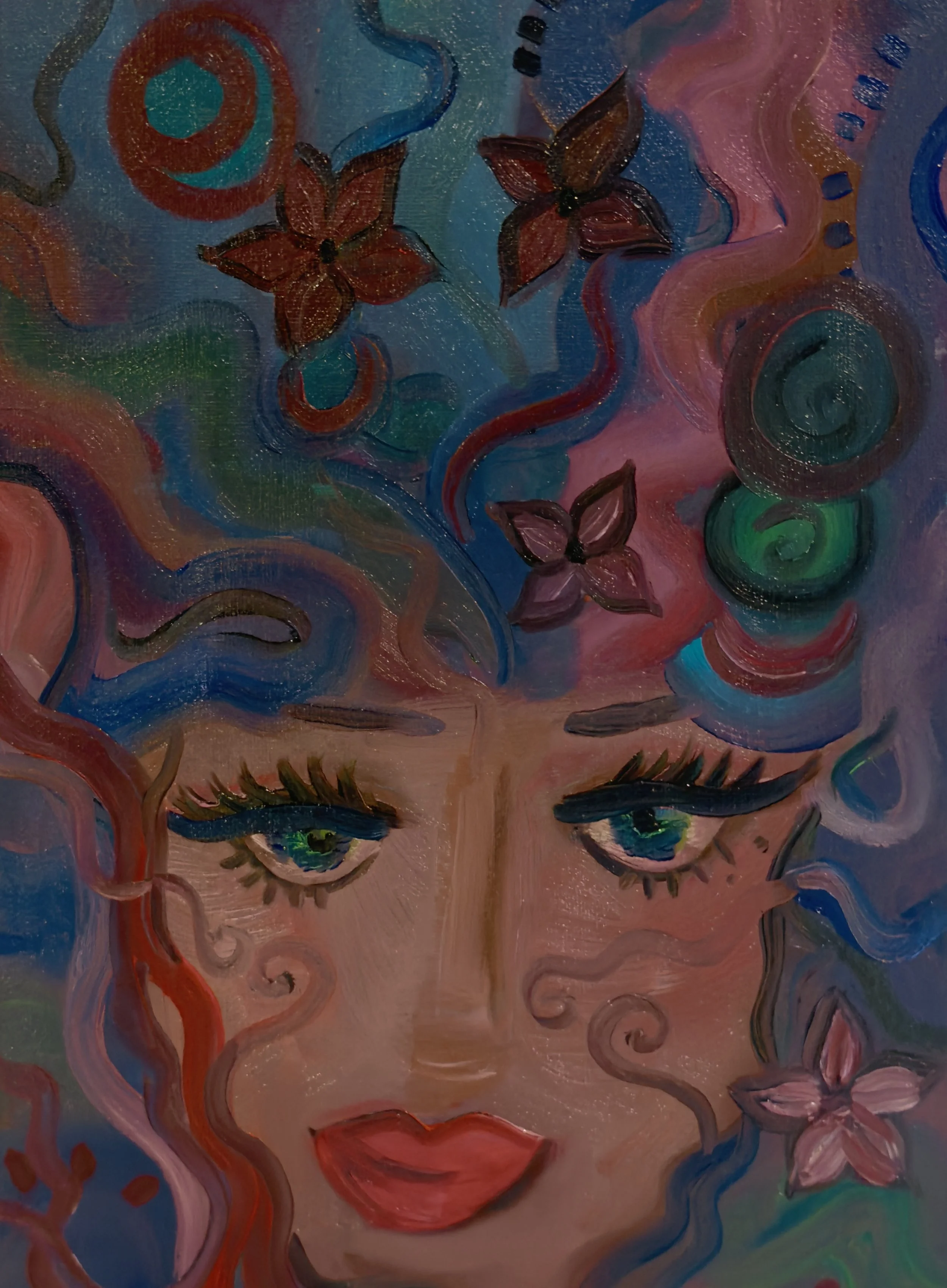 reverie - oil on 9x11 canvas 