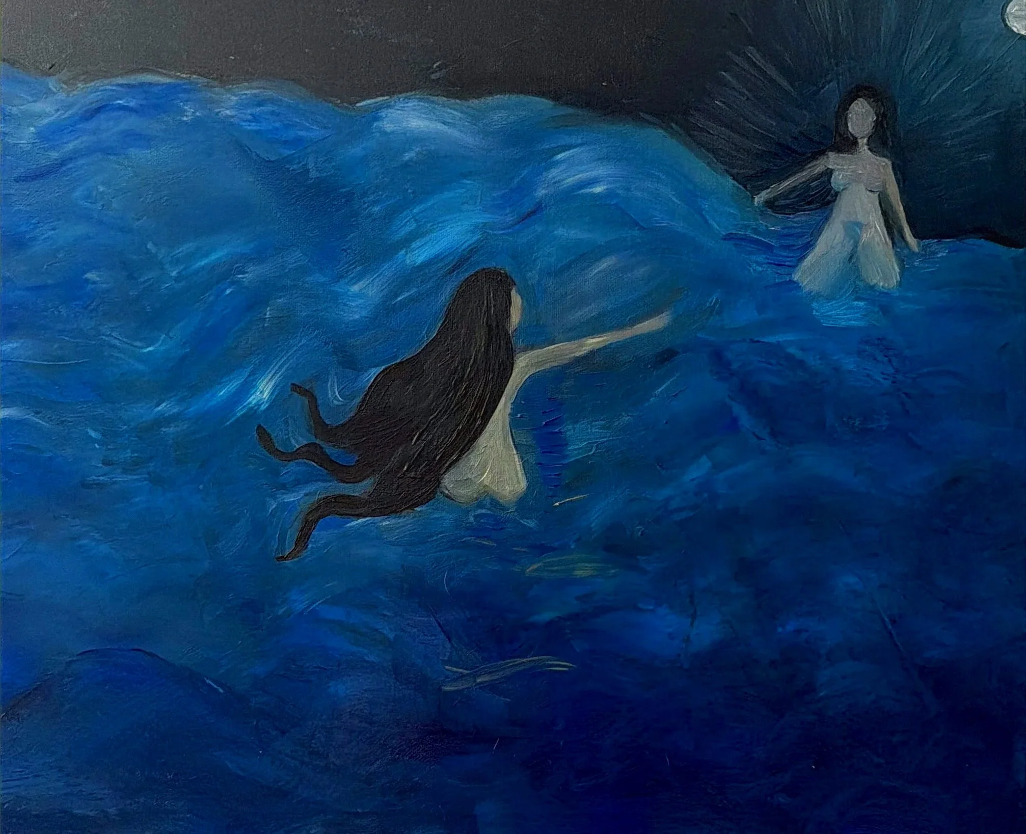 "Save Yourself" Oil Painting on 16x20 canvas.