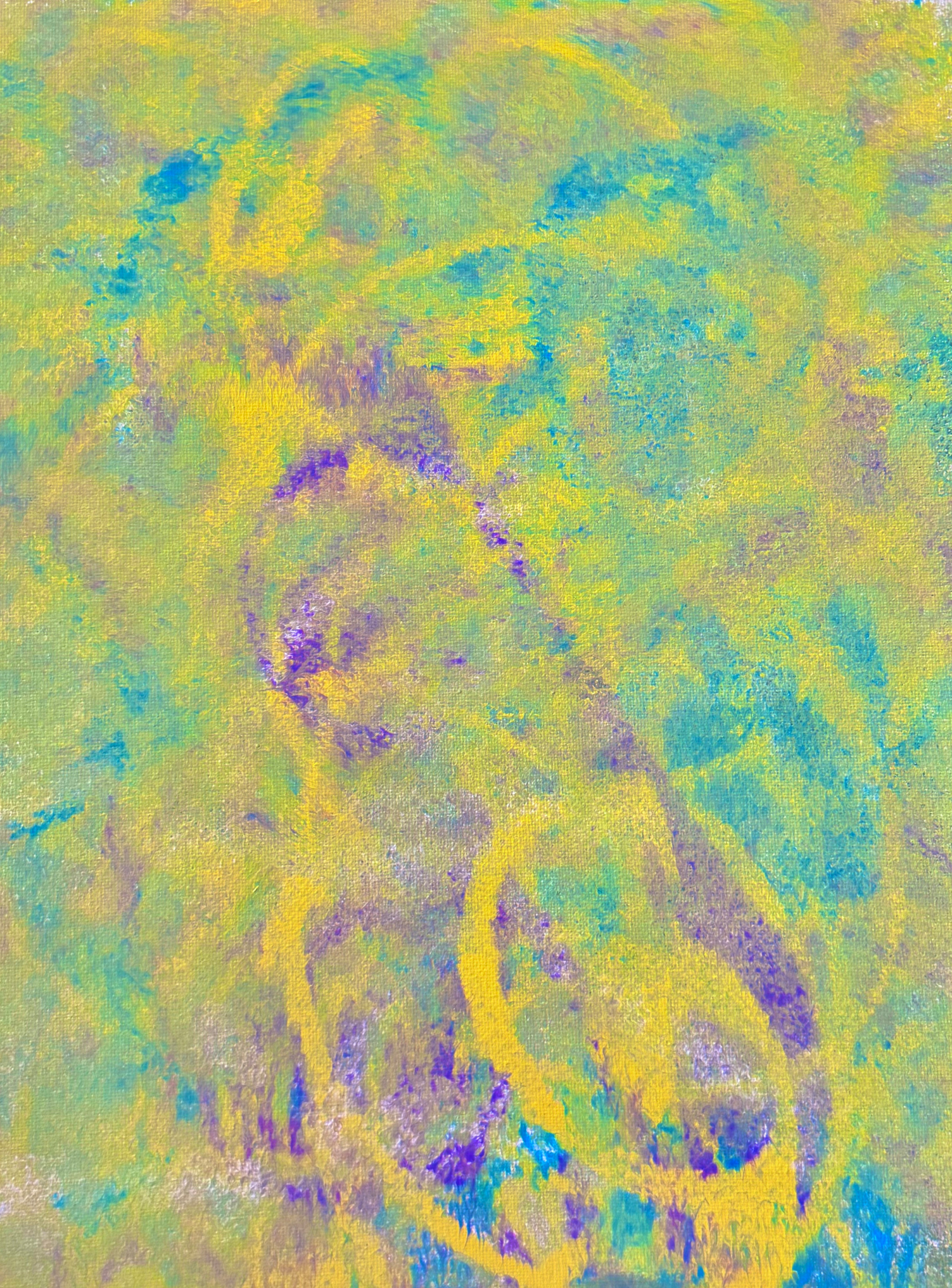 Spiral - Acrylic on 11x14 canvas panel.