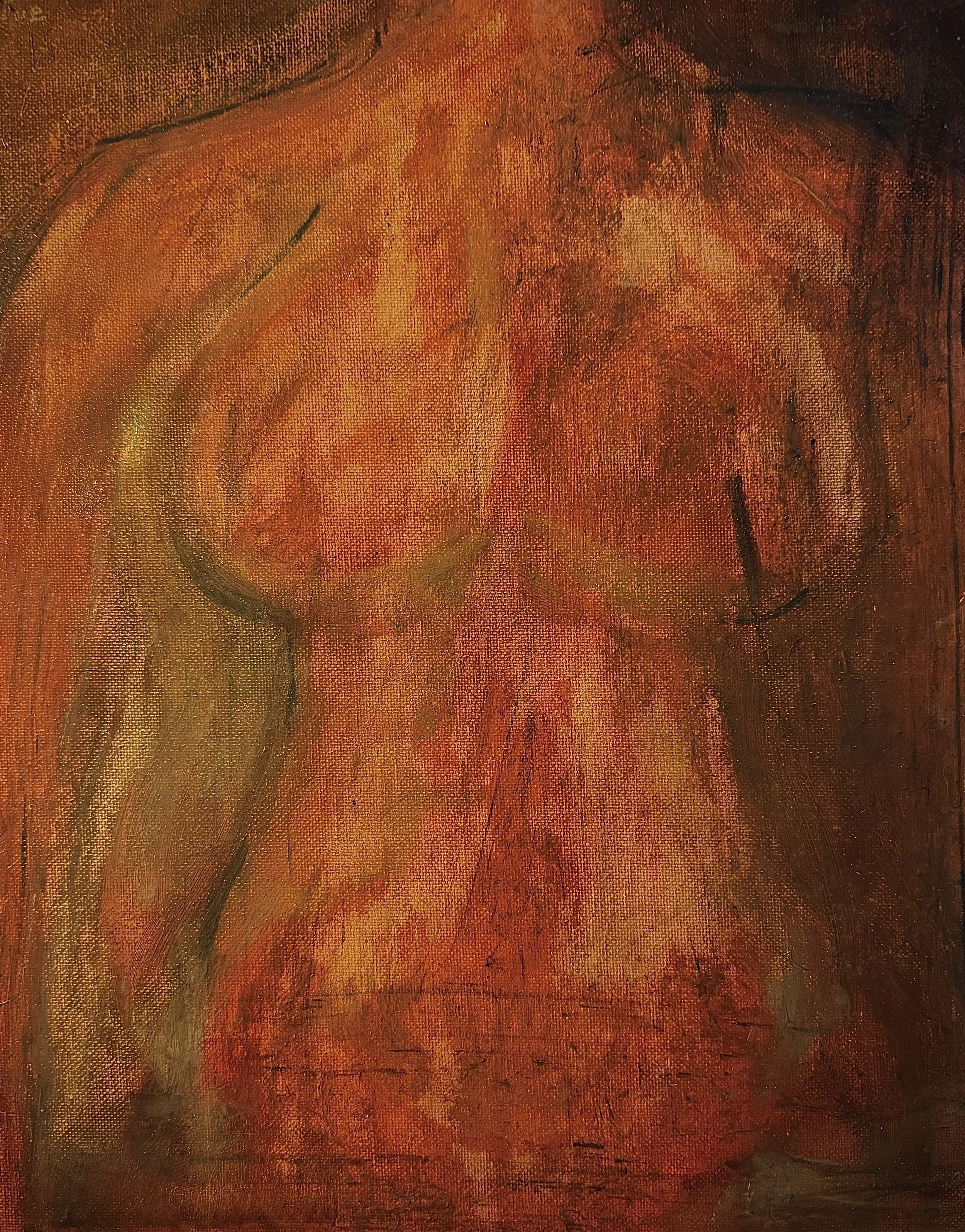 "Out of Body" - Oil on 11x14 canvas panel