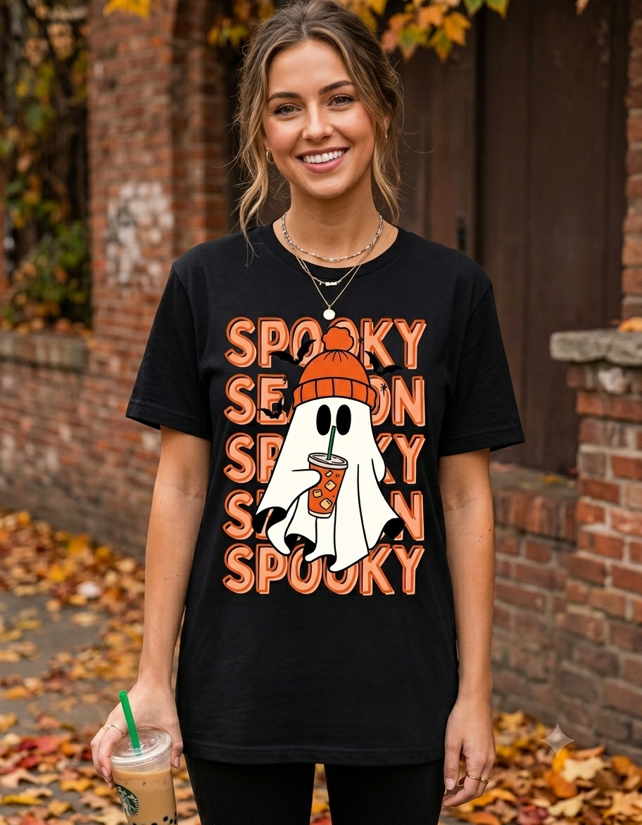 Spooky Season Ghost tee