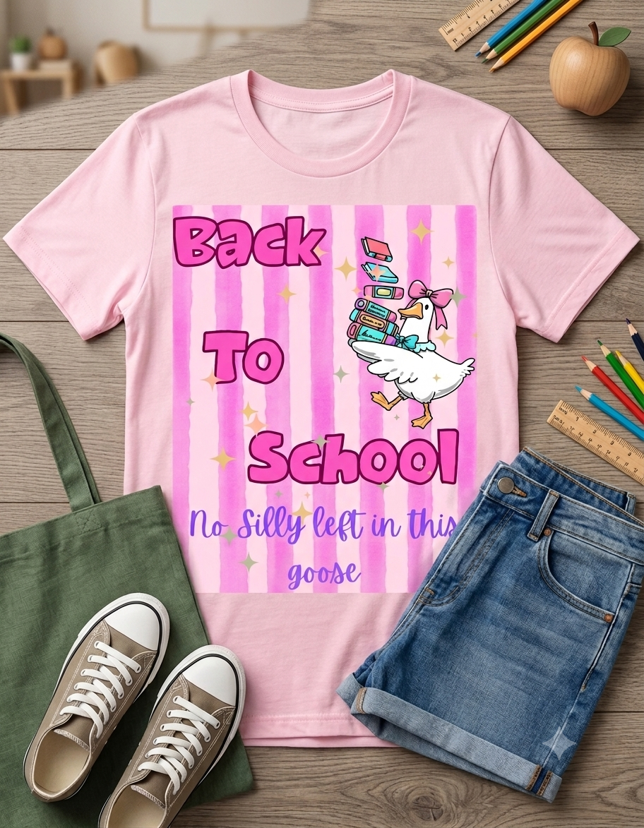 No silly left in this goose tee