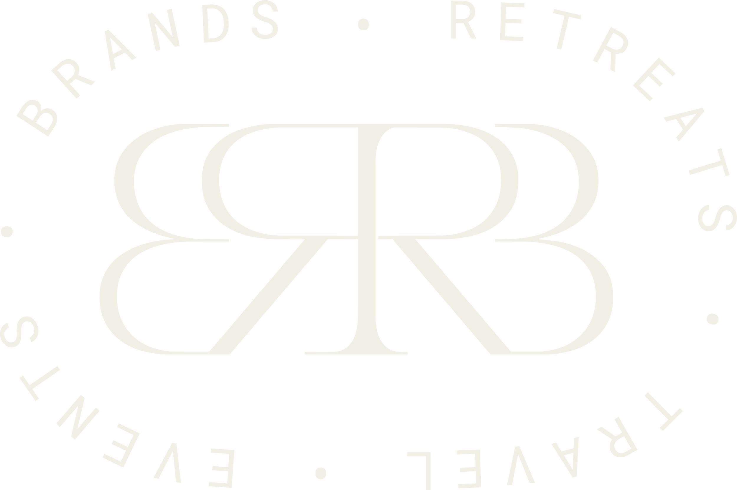Rhianon Brown Photography submark logo in cream on a transparent background