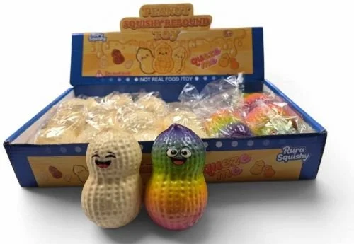 Smiling Faces Slow Rise Foam Squishy Peanut