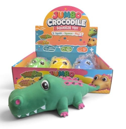 Jumbo 14″ Crocodile Squishy